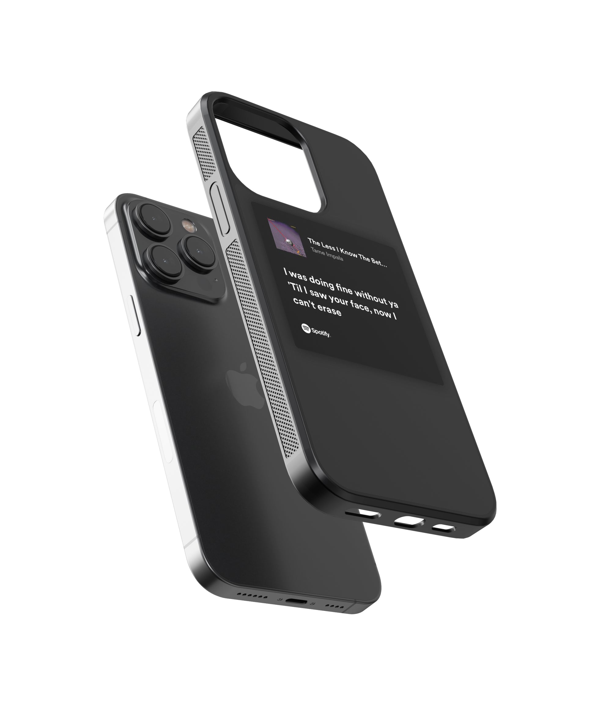Tame Impala Lyric Card Spotify Glass Phone Case - Aesthetic Phone Cases - Culltique