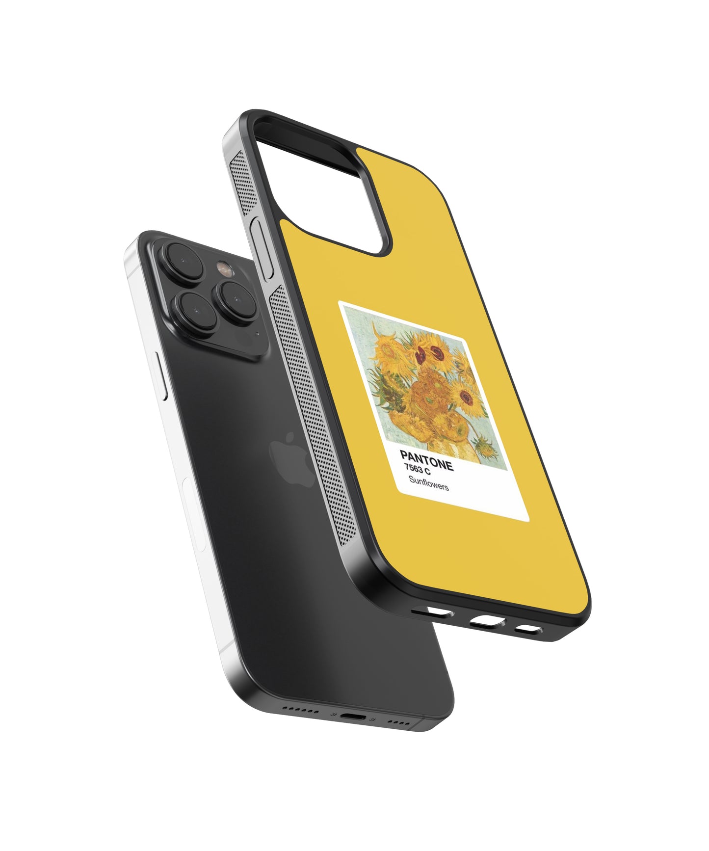 Van Gogh Sunflowers Polaroid Glass Phone Case Cover - Aesthetic Phone Cases - Culltique
