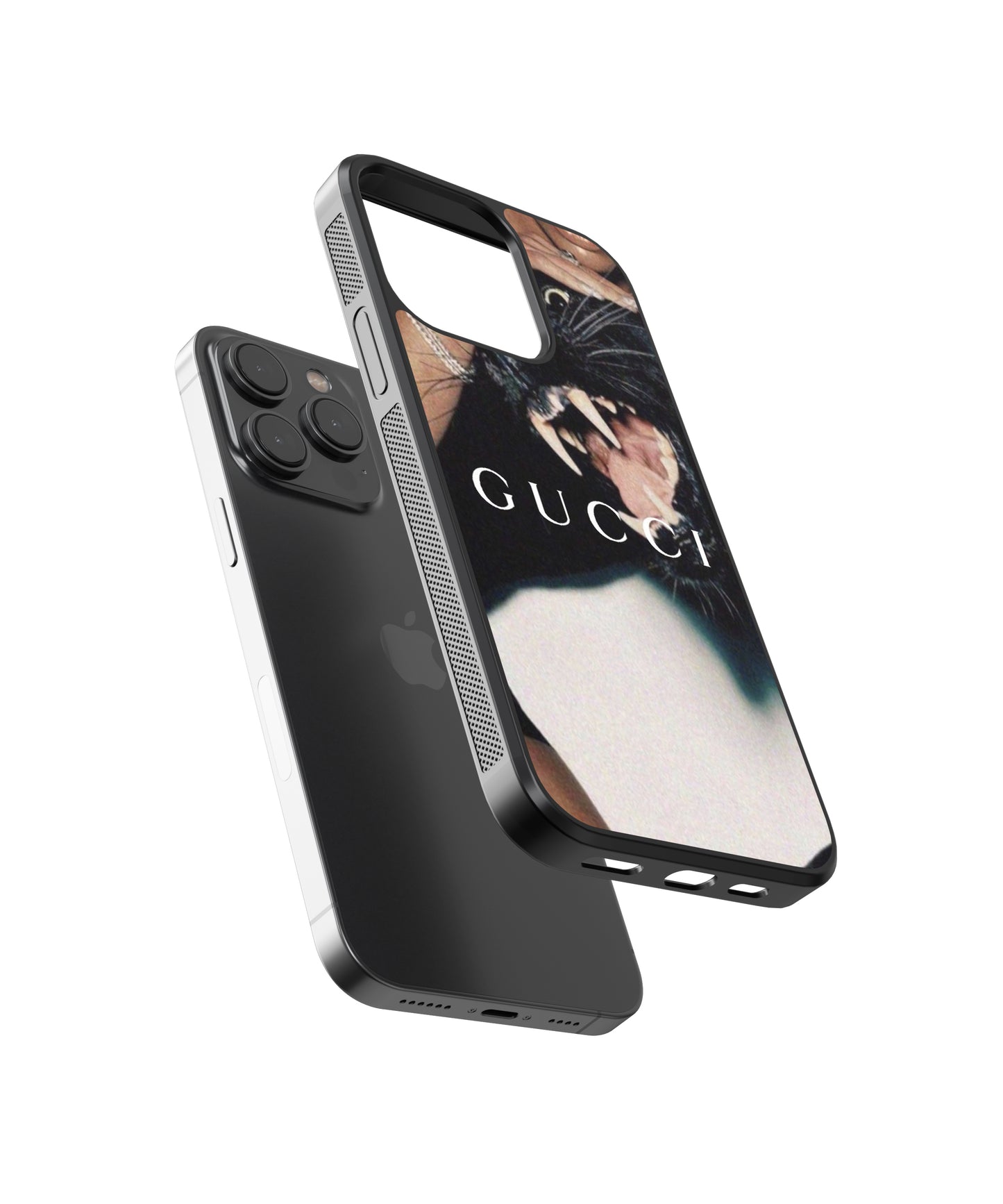 Gucci Panther Glass Phone Case Cover - Aesthetic Phone Cases - Culltique