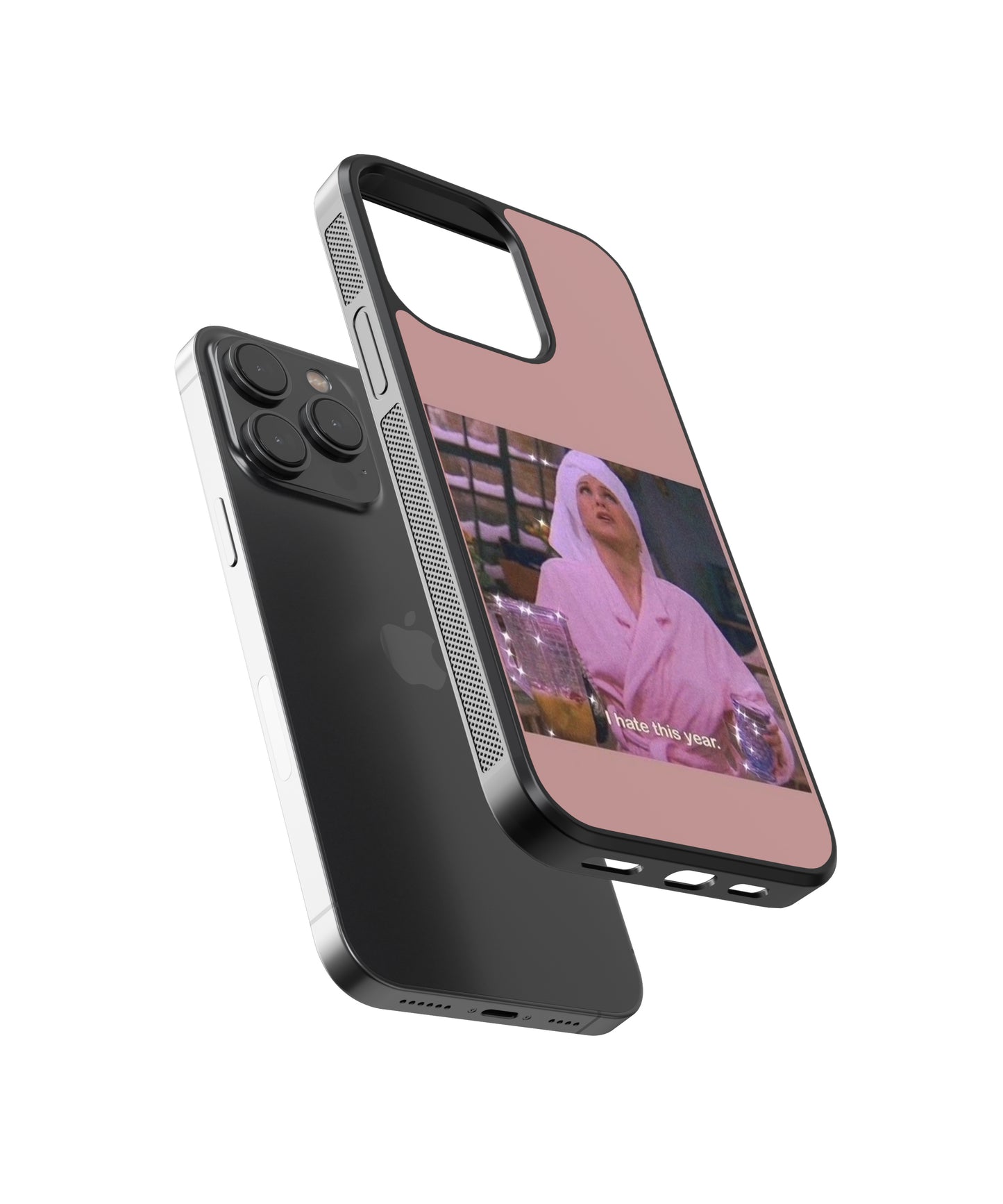 F.R.I.E.N.D.S "I hate this year" Pop Culture Glass Phone Case Cover - Aesthetic Phone Cases - Culltique