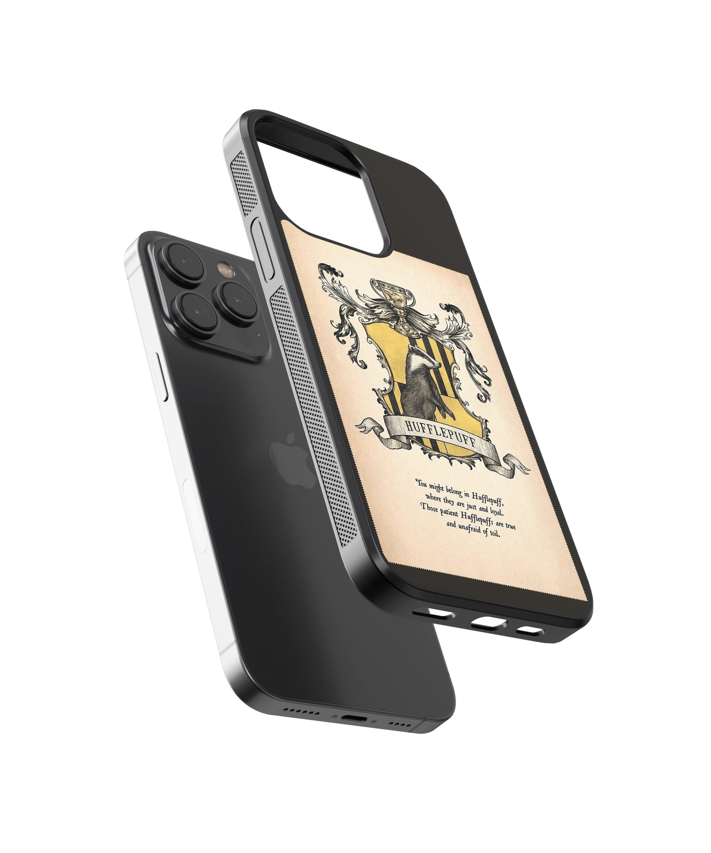 Harry Potter Hufflepuff Pop Culture Glass Phone Case Cover - Aesthetic Phone Cases - Culltique