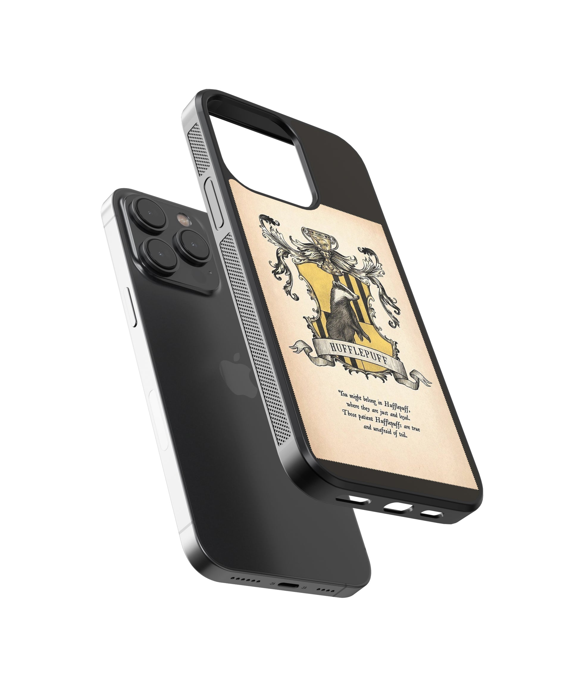 Harry Potter Hufflepuff Pop Culture Glass Phone Case Cover - Aesthetic Phone Cases - Culltique