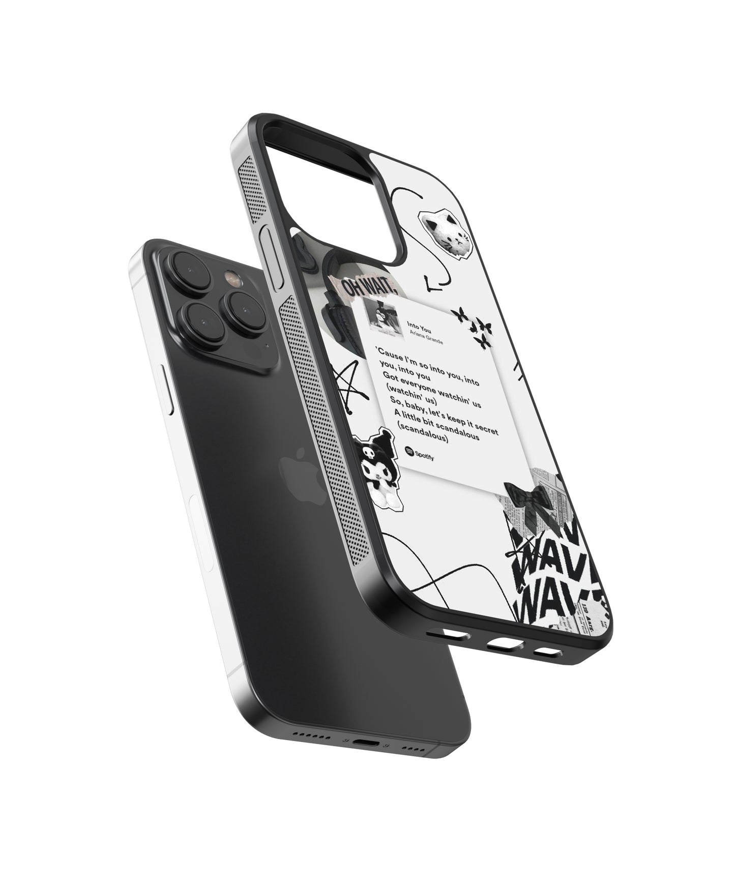 Ariana Grande Into You Spotify Glass Phone Case Cover - Aesthetic Phone Cases - Culltique