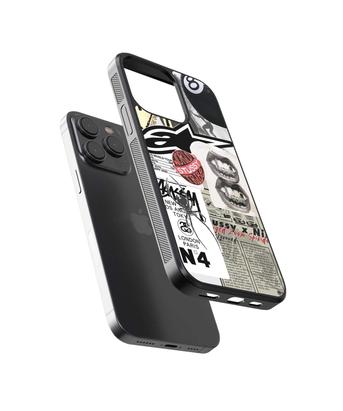 World Tribe Y2K Glass Phone Case Cover - Aesthetic Phone Cases - Culltique