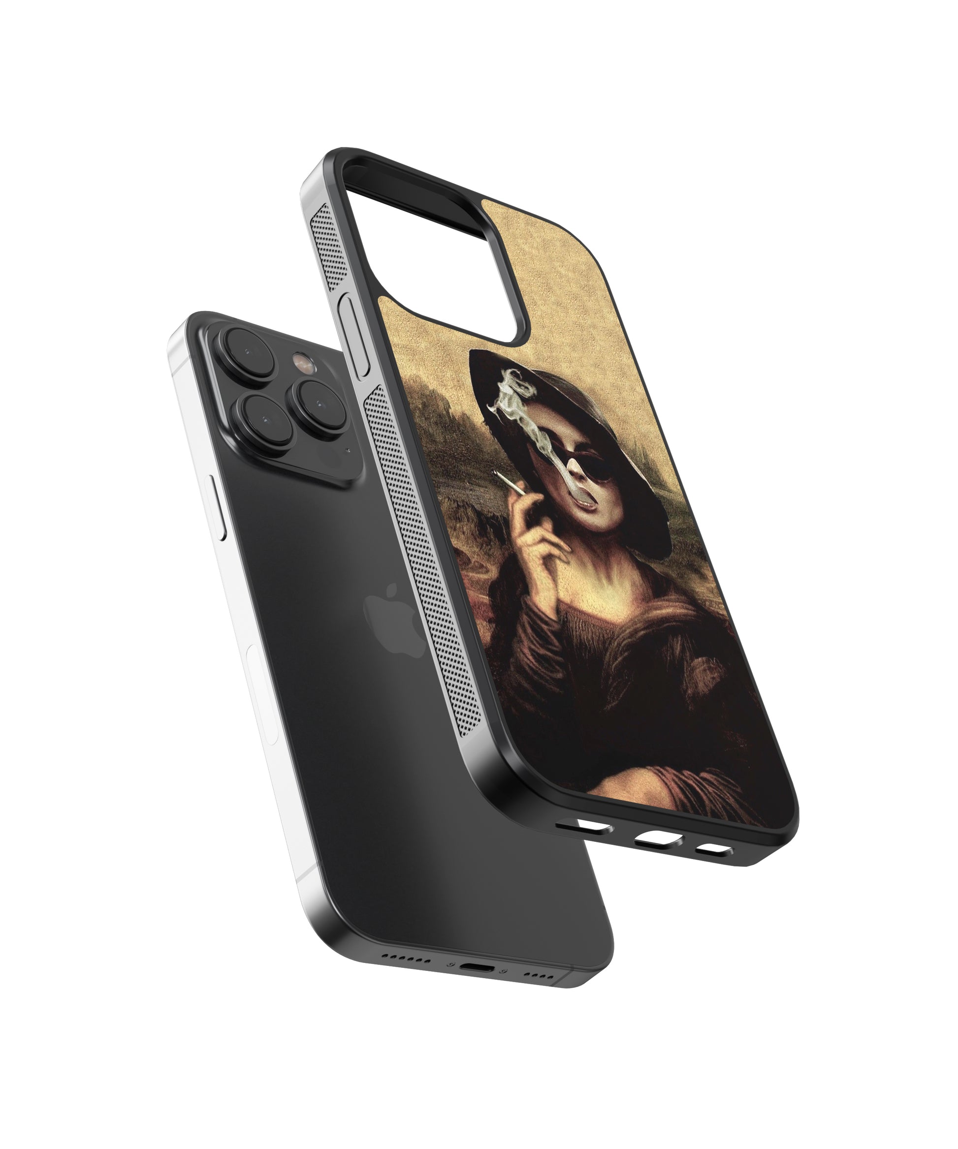 Smokey Mona Lisa Pop Culture Glass Phone Case Cover - Aesthetic Phone Cases - Culltique