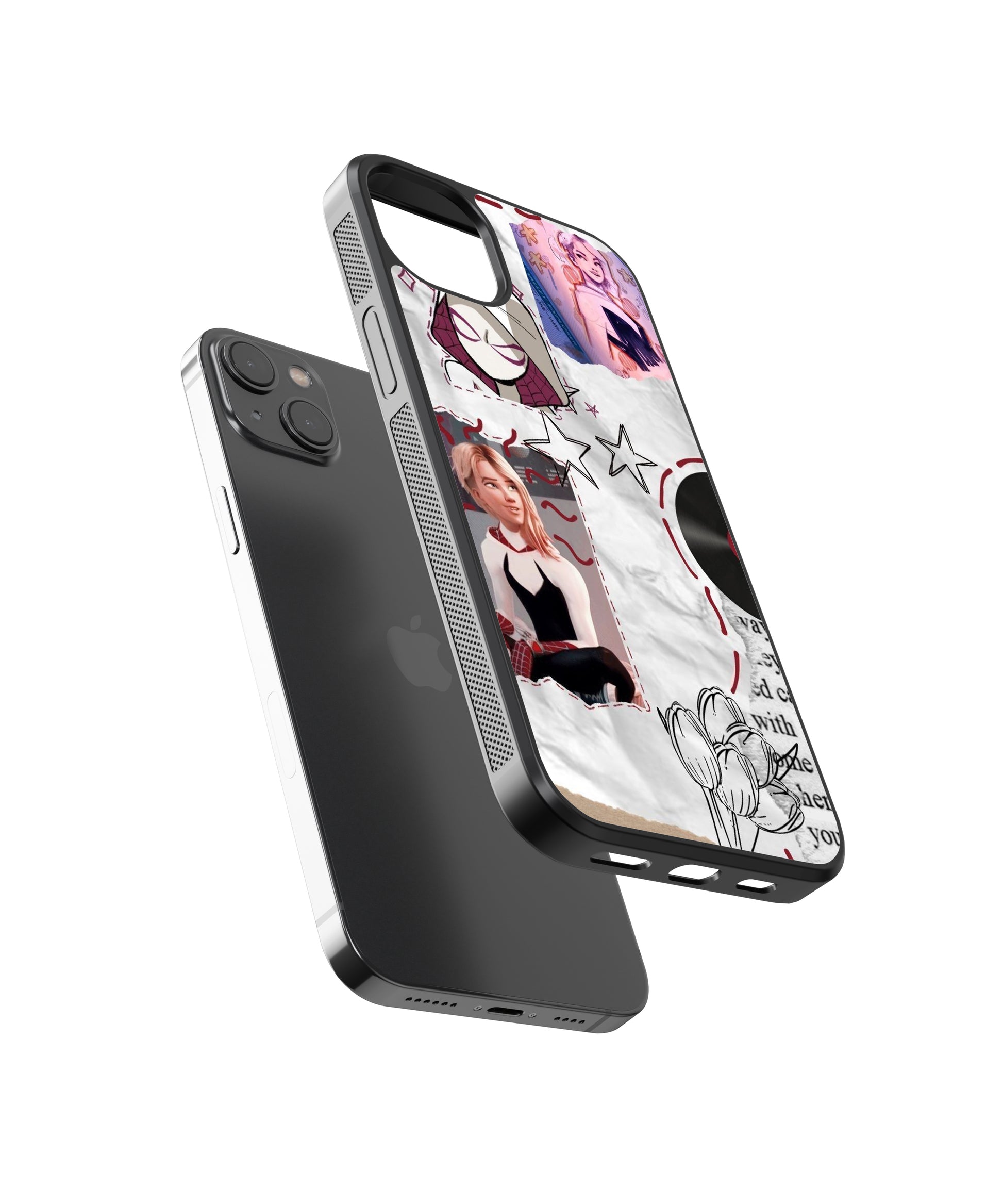 Spider-Gwen Pop Culture Glass Phone Case Cover - Aesthetic Phone Cases - Culltique