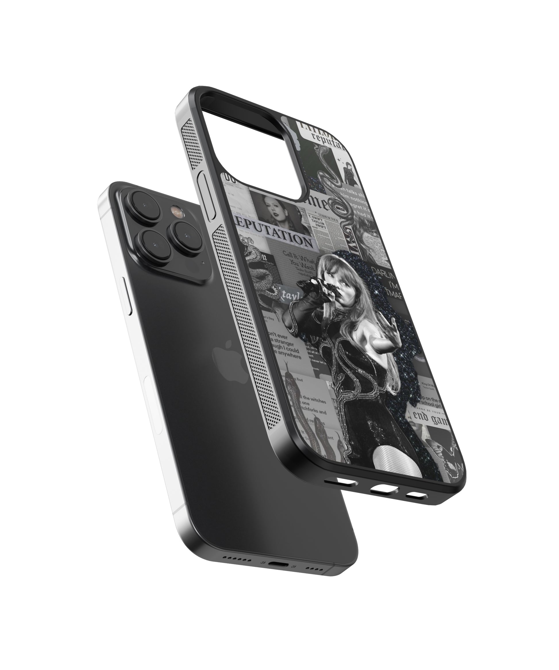 Taylor Switft Collection Spotify Glass Phone Case Cover - Aesthetic Phone Cases - Culltique