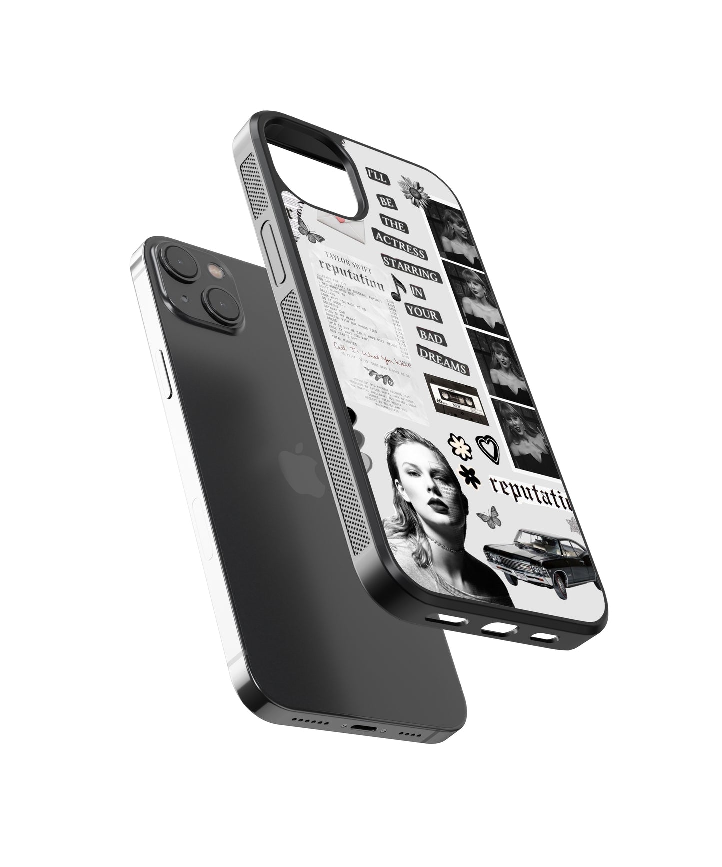 Taylor Swift Bad Dreams Spotify Glass Phone Case Cover - Aesthetic Phone Cases - Culltique