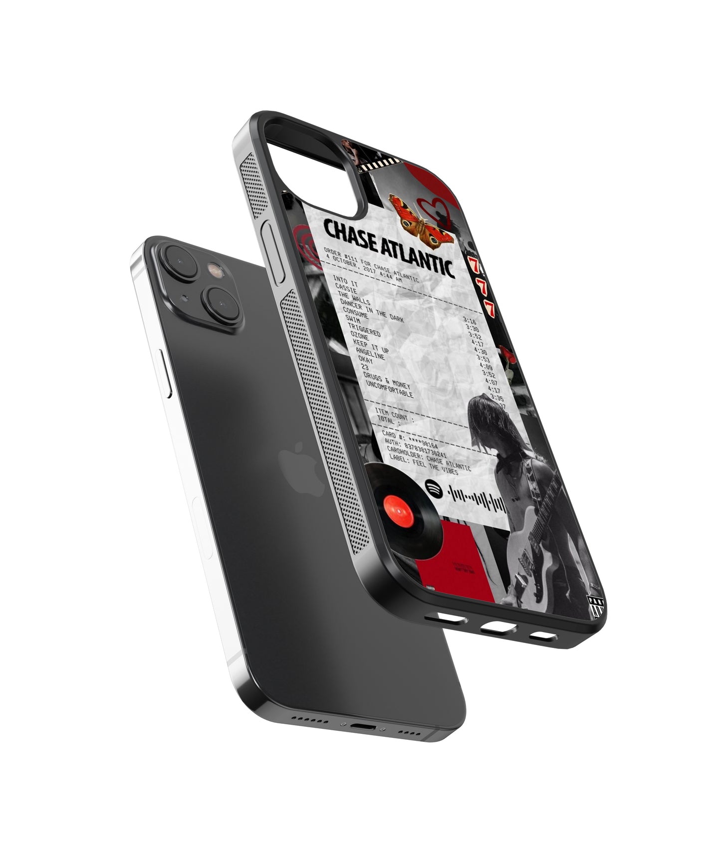 Chase Atlantic Guest Check Spotify Glass Phone Case Cover - Aesthetic Phone Cases - Culltique