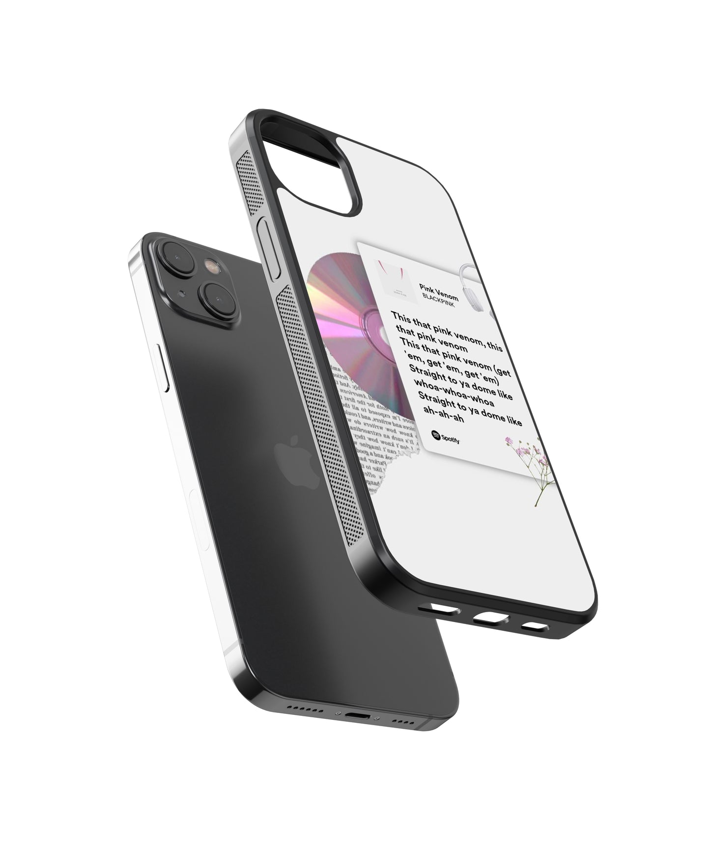 Kpop BlackPink Spotify Glass Phone Case - Aesthetic Phone Cases - Culltique