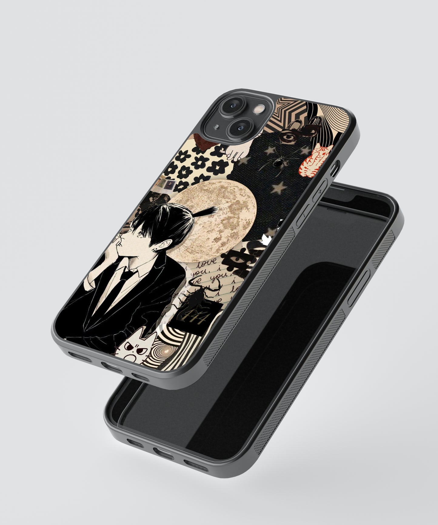 Chainsaw Man Aki Anime Glass Phone Case Cover