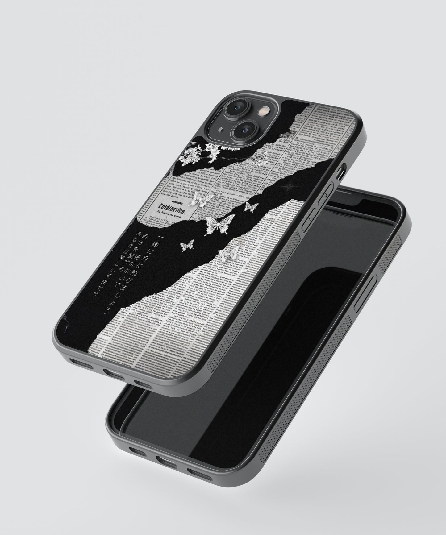 Dark Academia Vintage Aesthetic Glass Phone Case Cover
