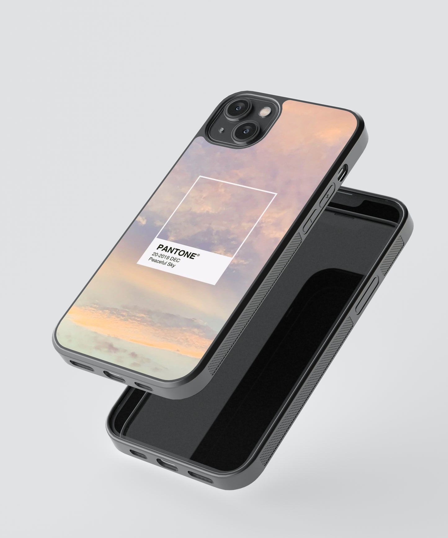 Peaceful Sky Polaroid Glass Phone Case Cover