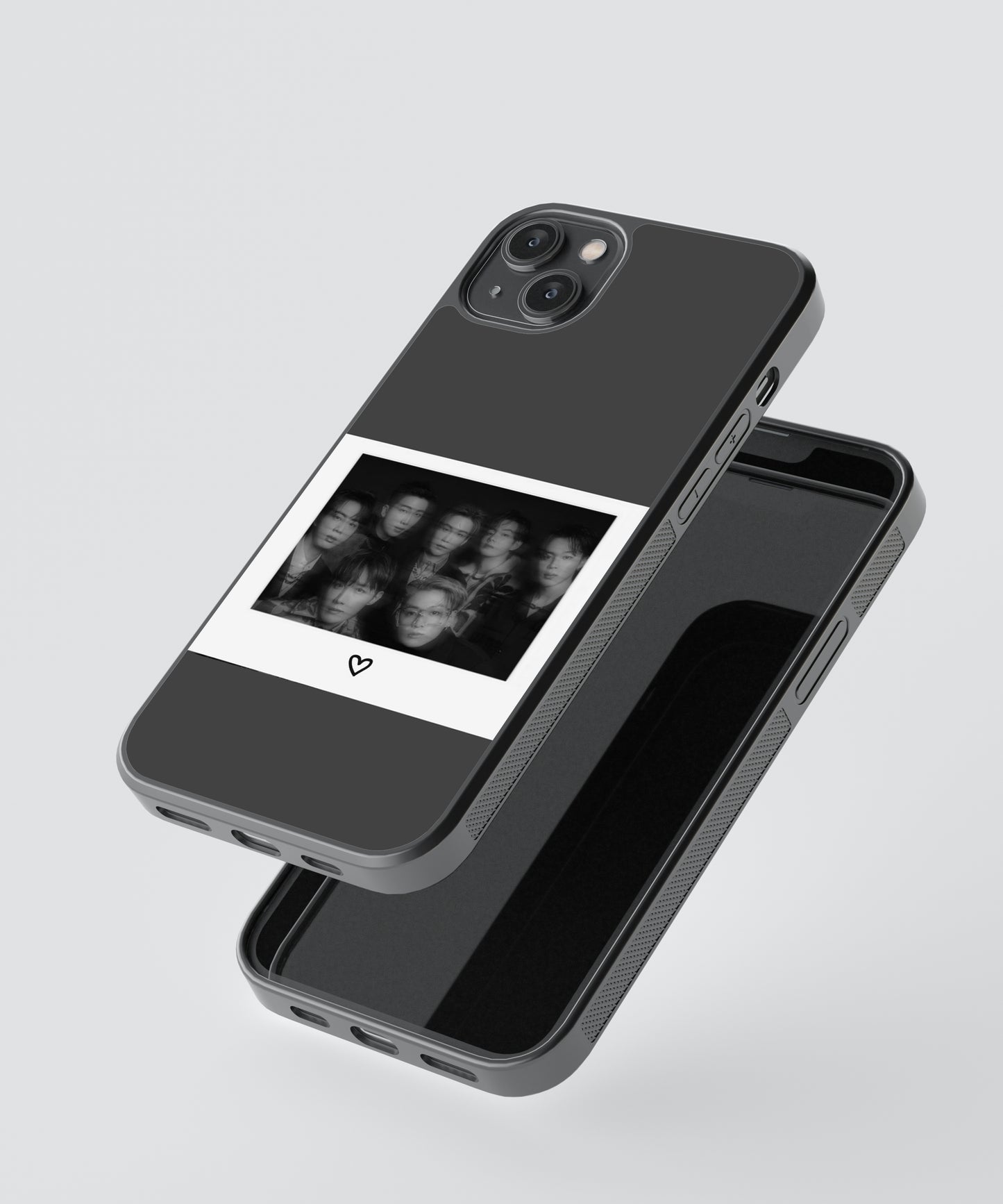 BTS Polaroid Glass Phone Case Cover