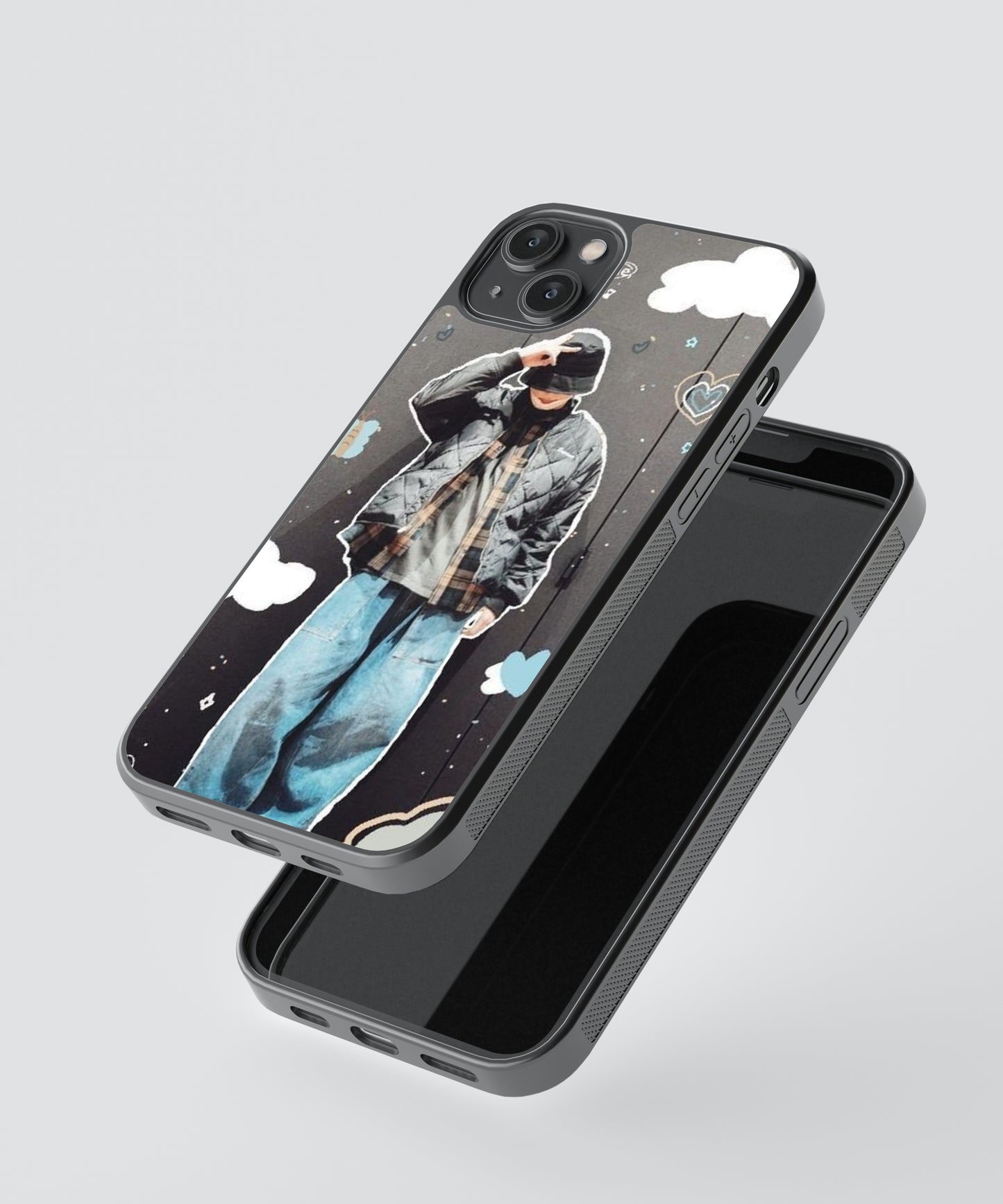 BTS Jungkook K-Pop Glass Phone Case Cover