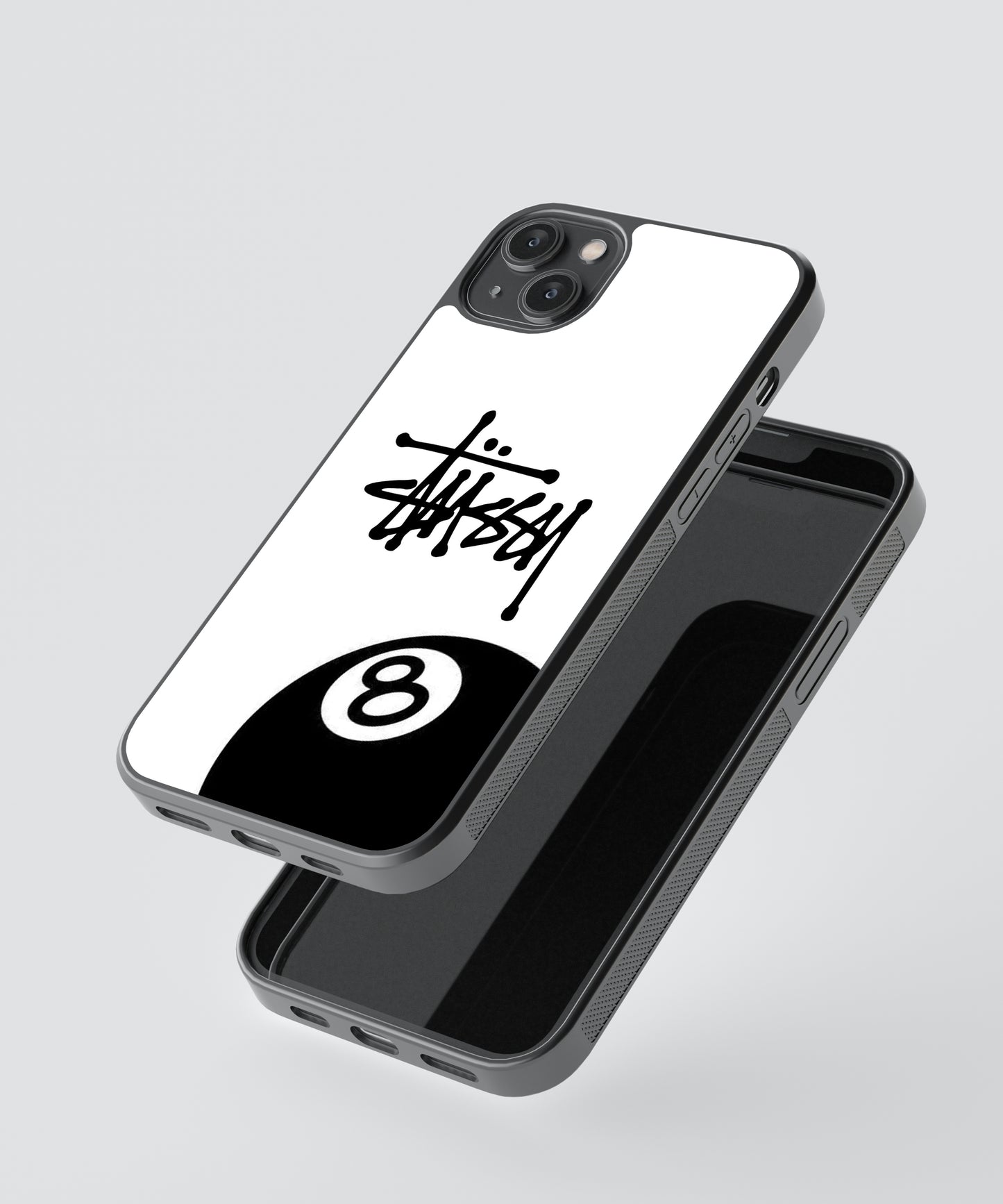 Stussy 8ball Y2K Glass Phone Case Cover