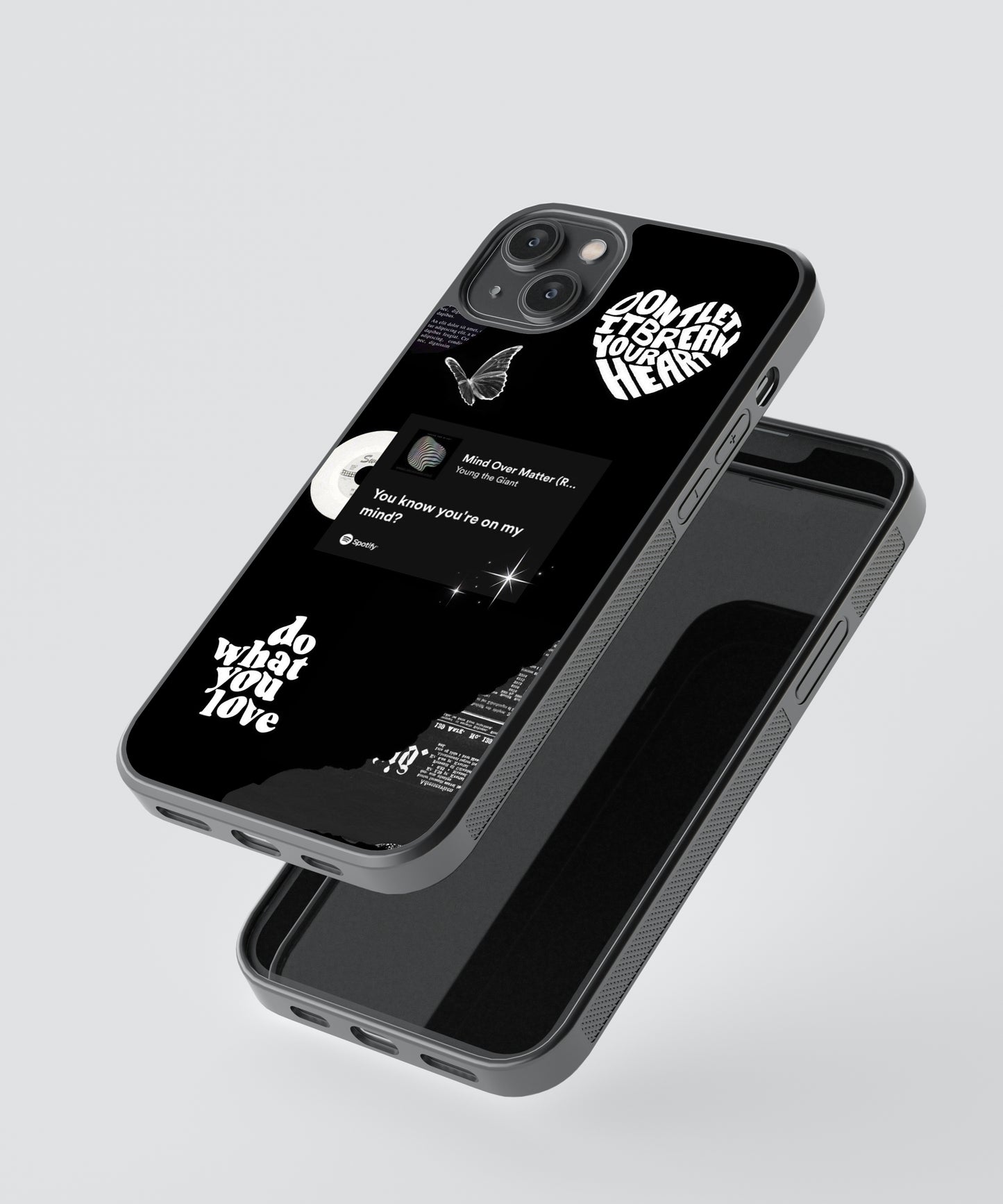 Mind Over Matter Spotify Glass Phone Case
