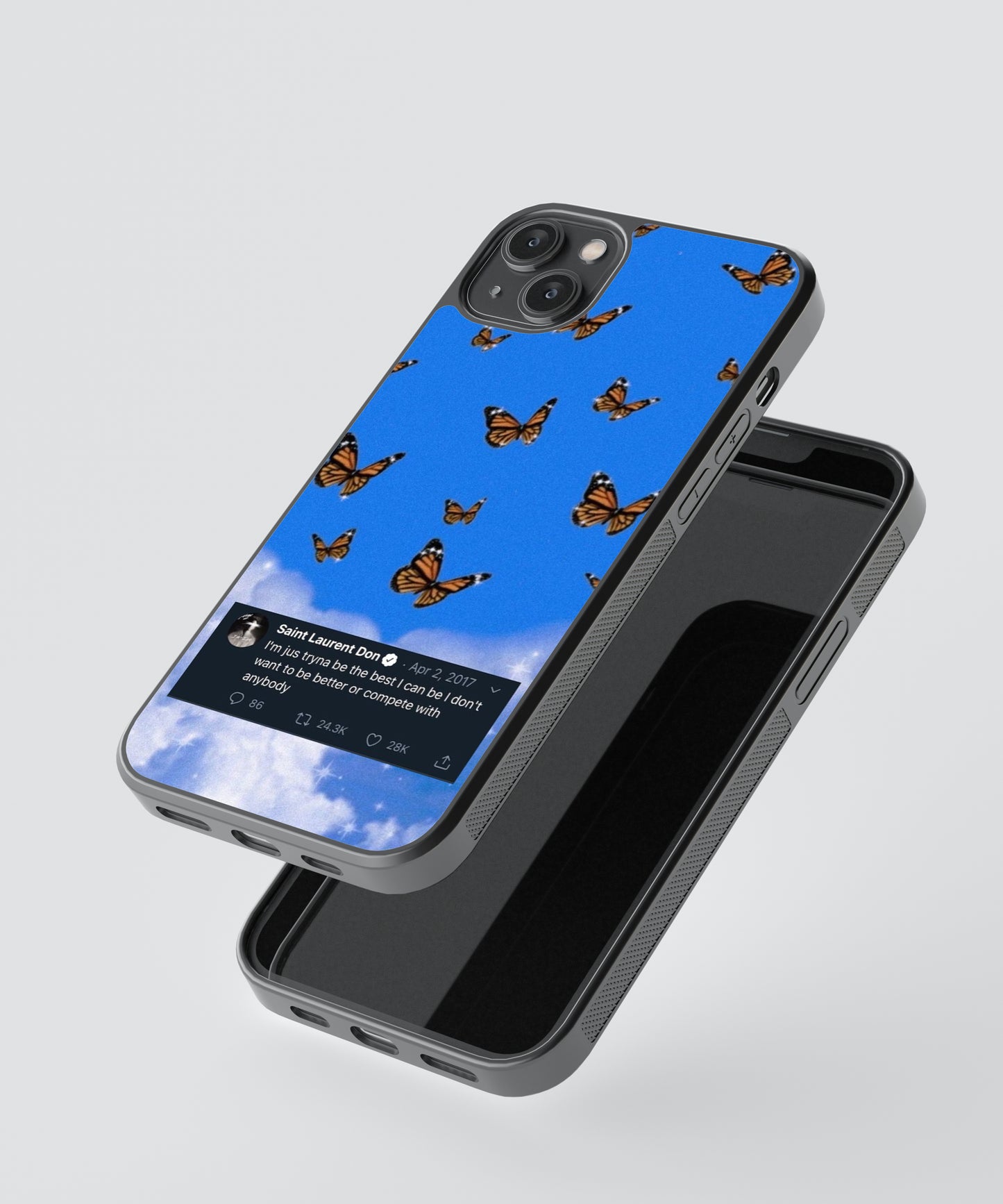 Saint Laurent Tweet Pop Culture Glass Phone Case Cover