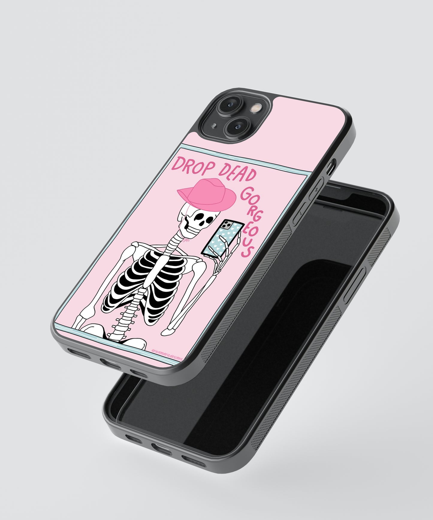 Drop Dead Gorgeous Y2K Glass Phone Case Cover
