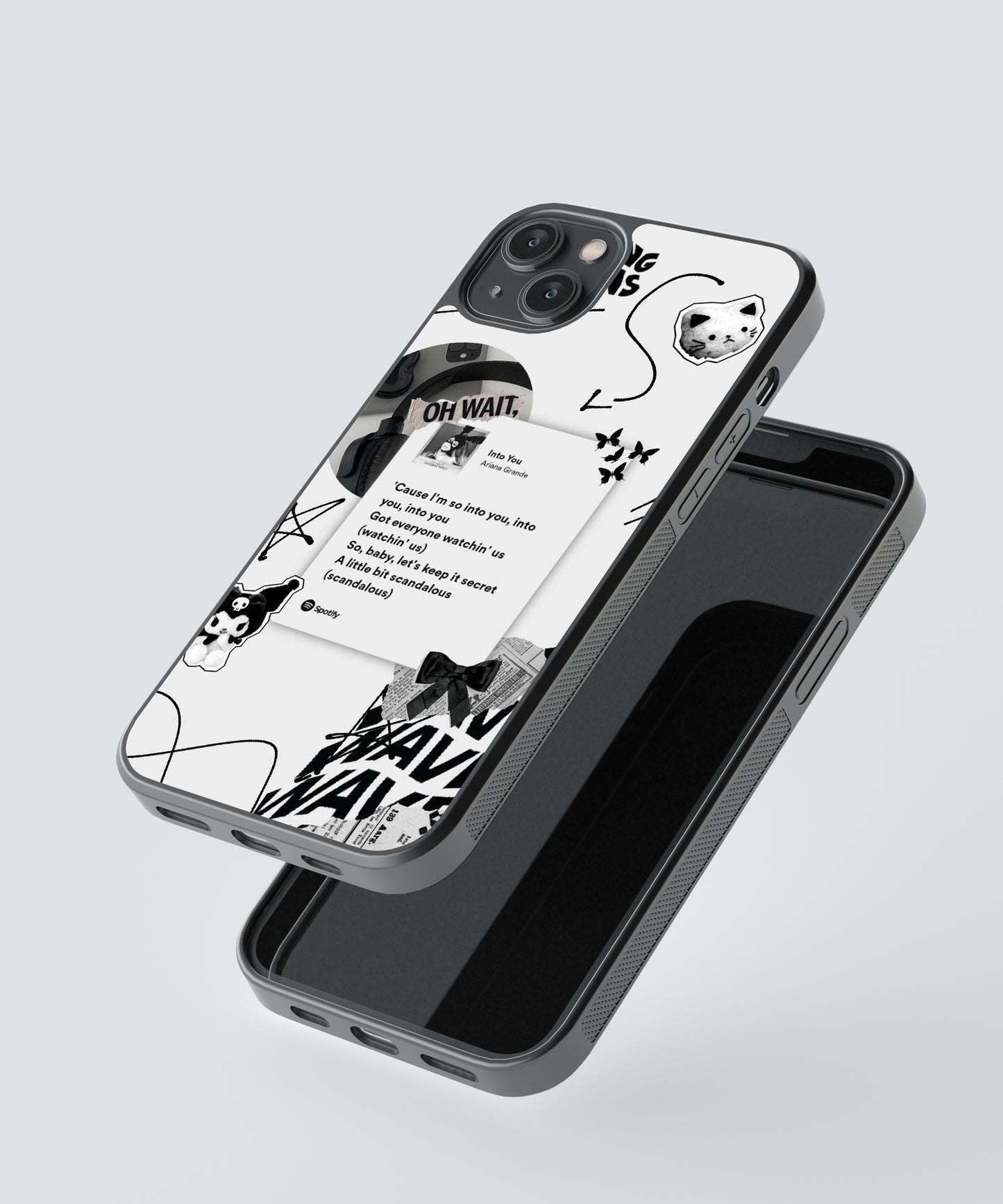 Ariana Grande Into You Spotify Glass Phone Case Cover