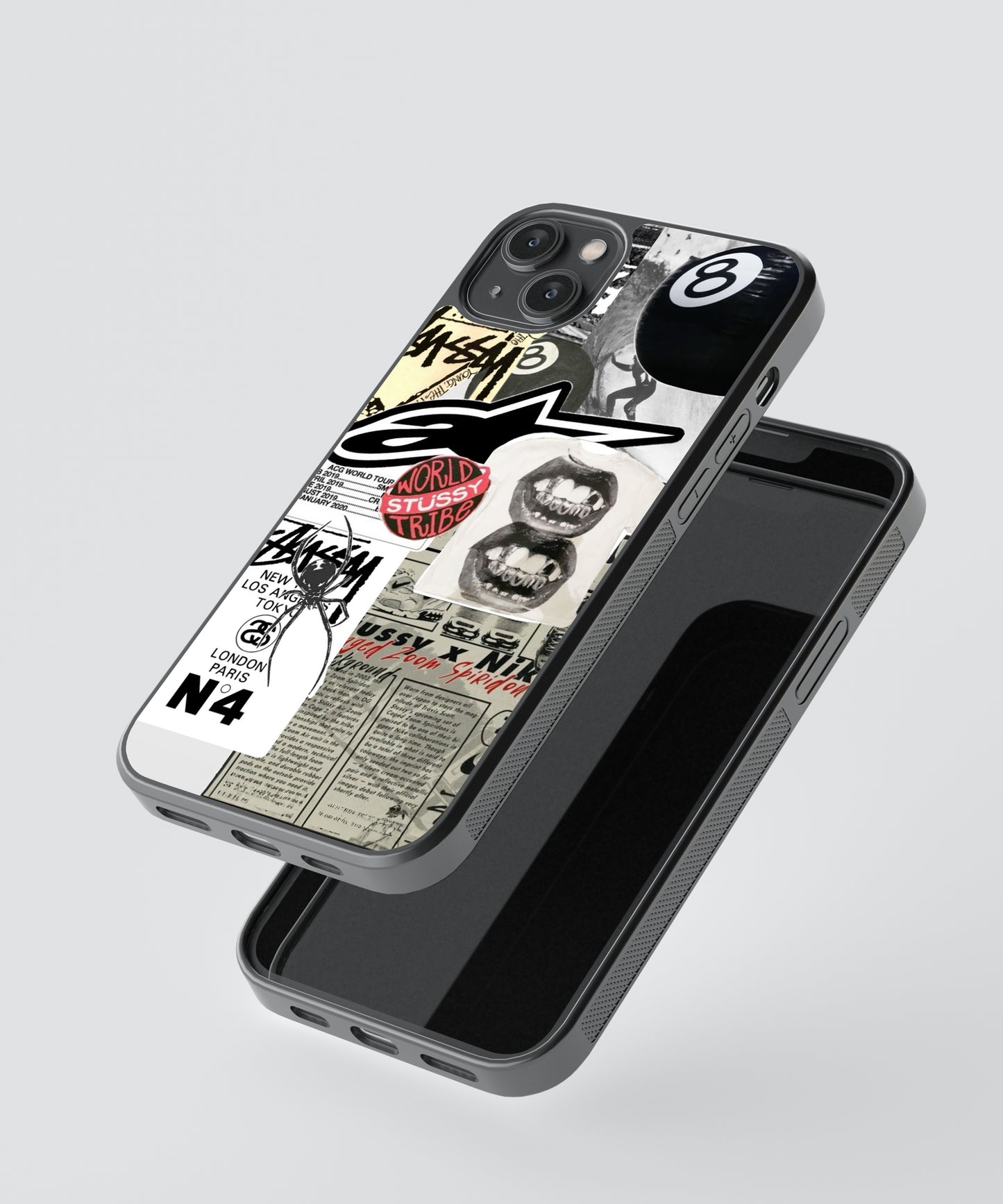 World Tribe Y2K Glass Phone Case Cover
