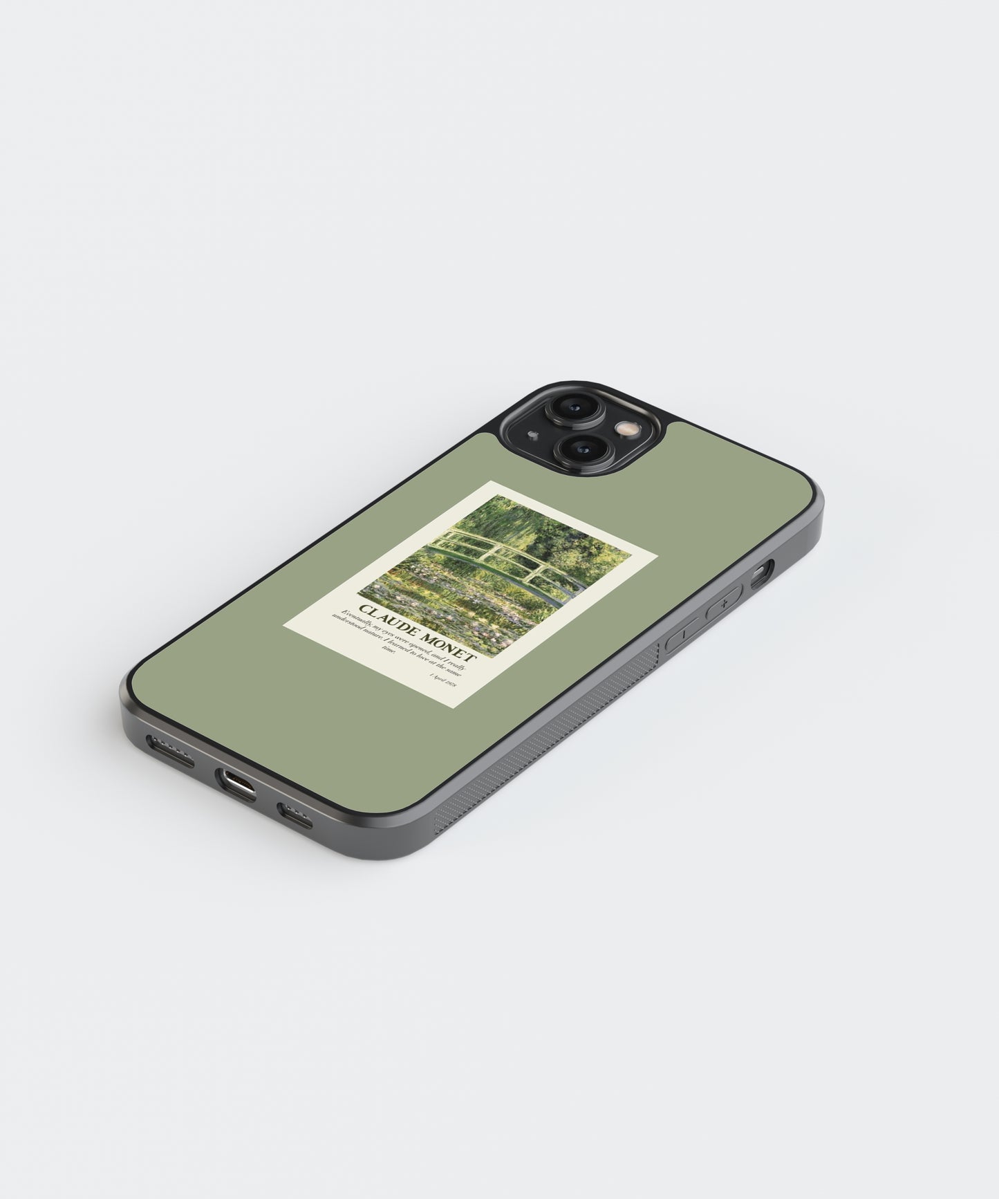 Claude Monet Polaroid Glass Phone Case Cover