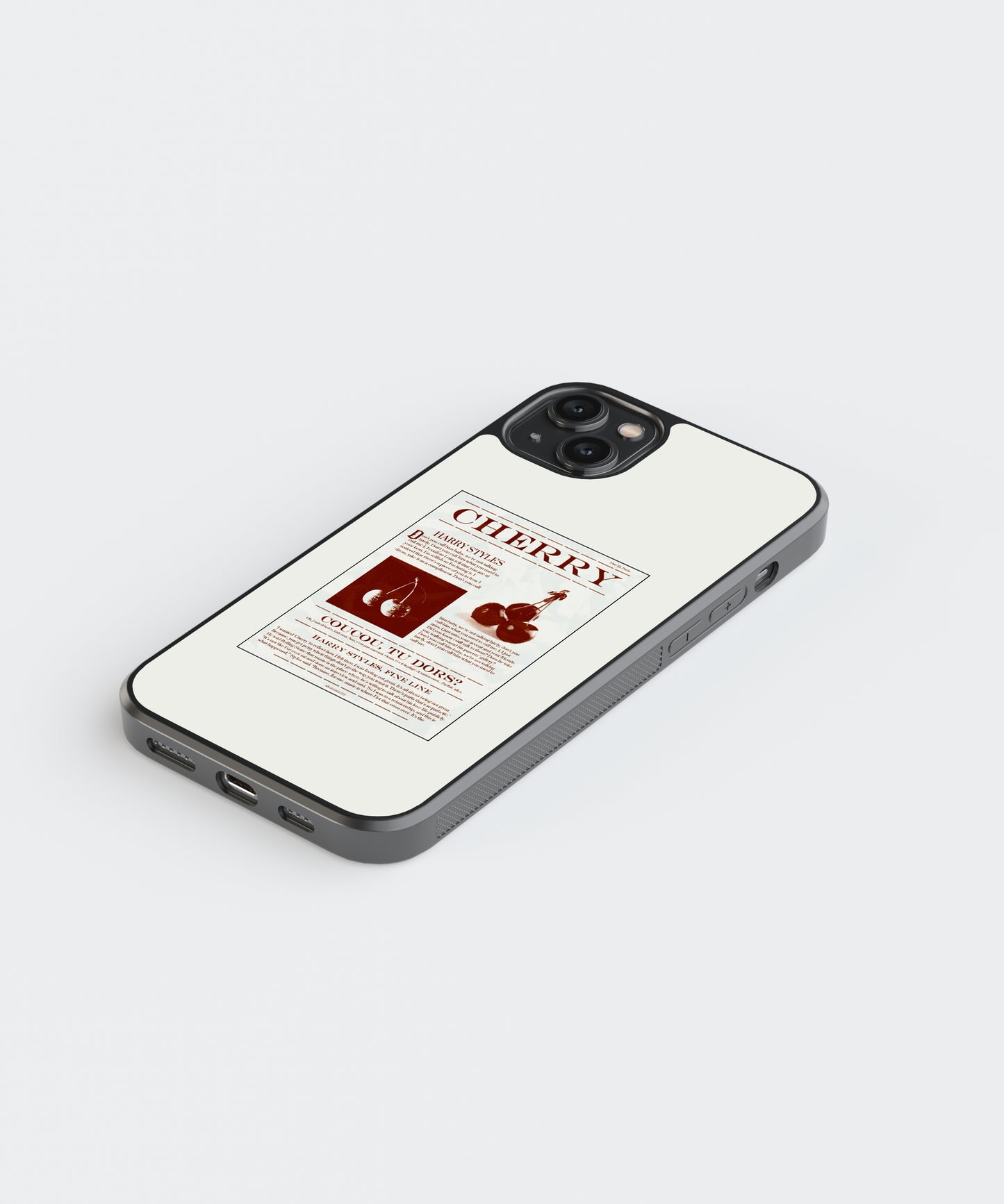 Harry Styles Cherry Pop Culture Glass Phone Case Cover