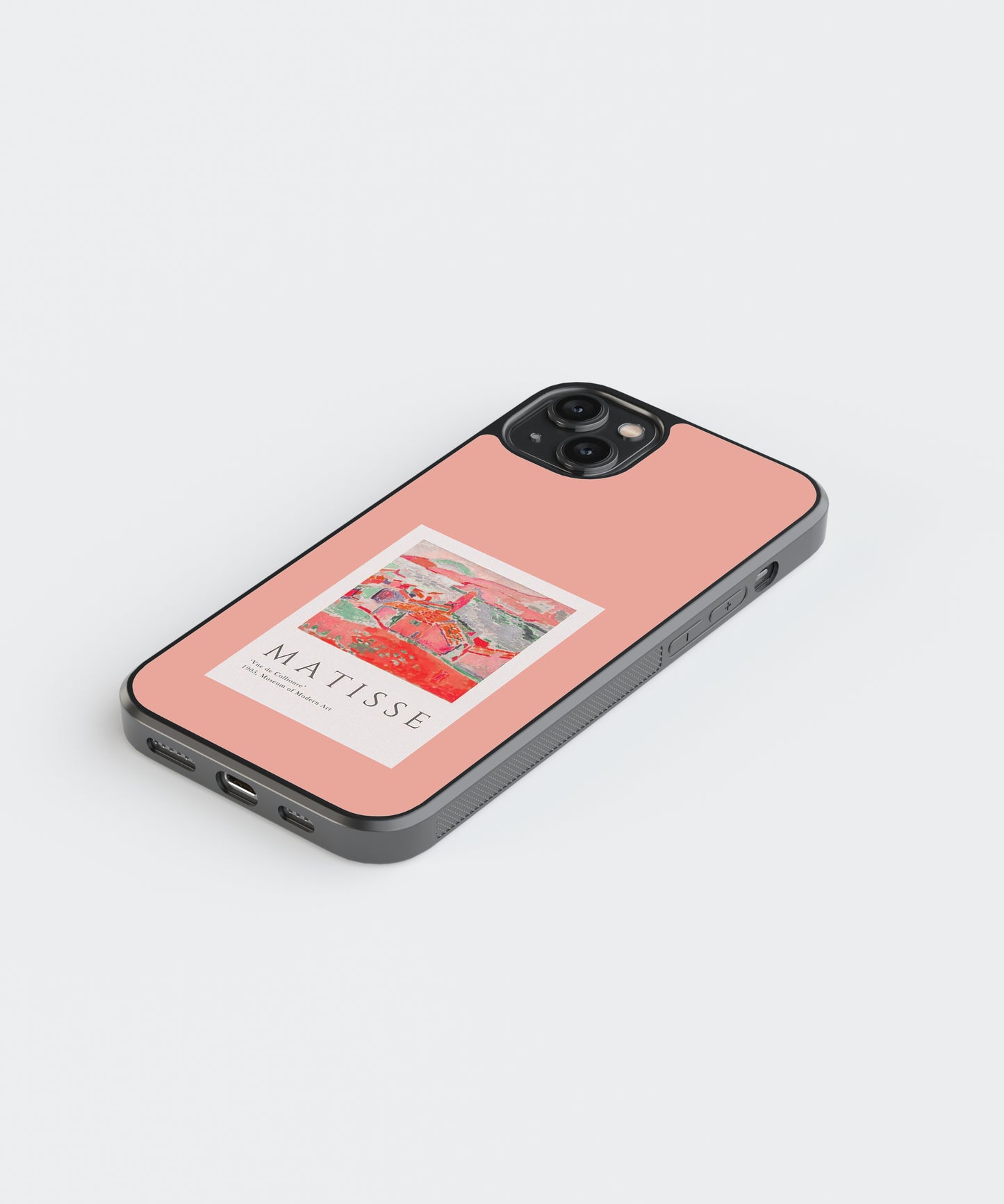 Vue De Collioure Polaroid Glass Phone Case Cover