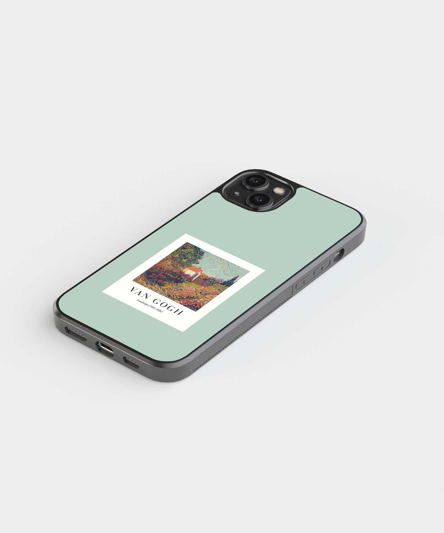 Van Gogh Landscape Polaroid Glass Phone Case Cover