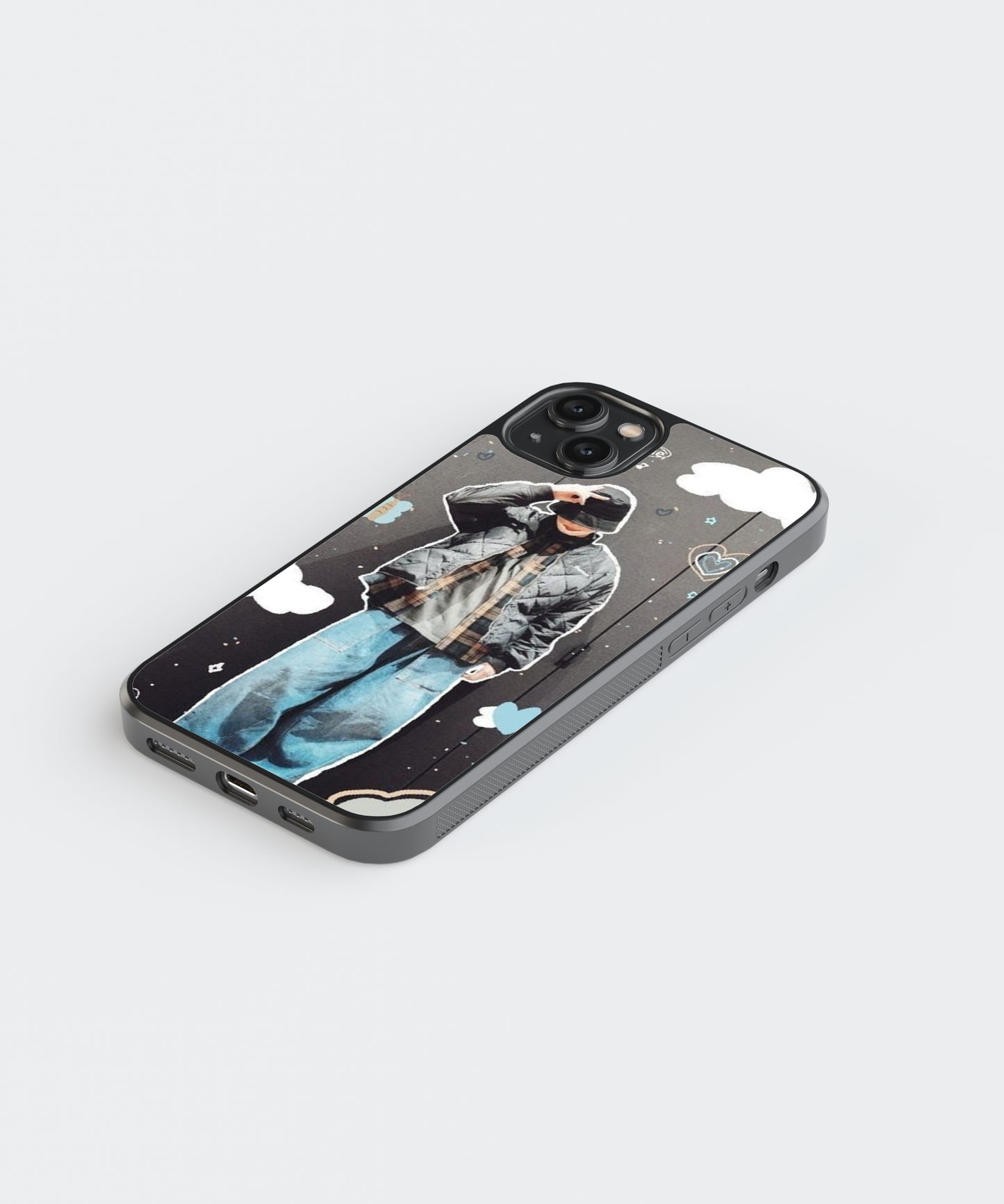 BTS Jungkook K-Pop Glass Phone Case Cover