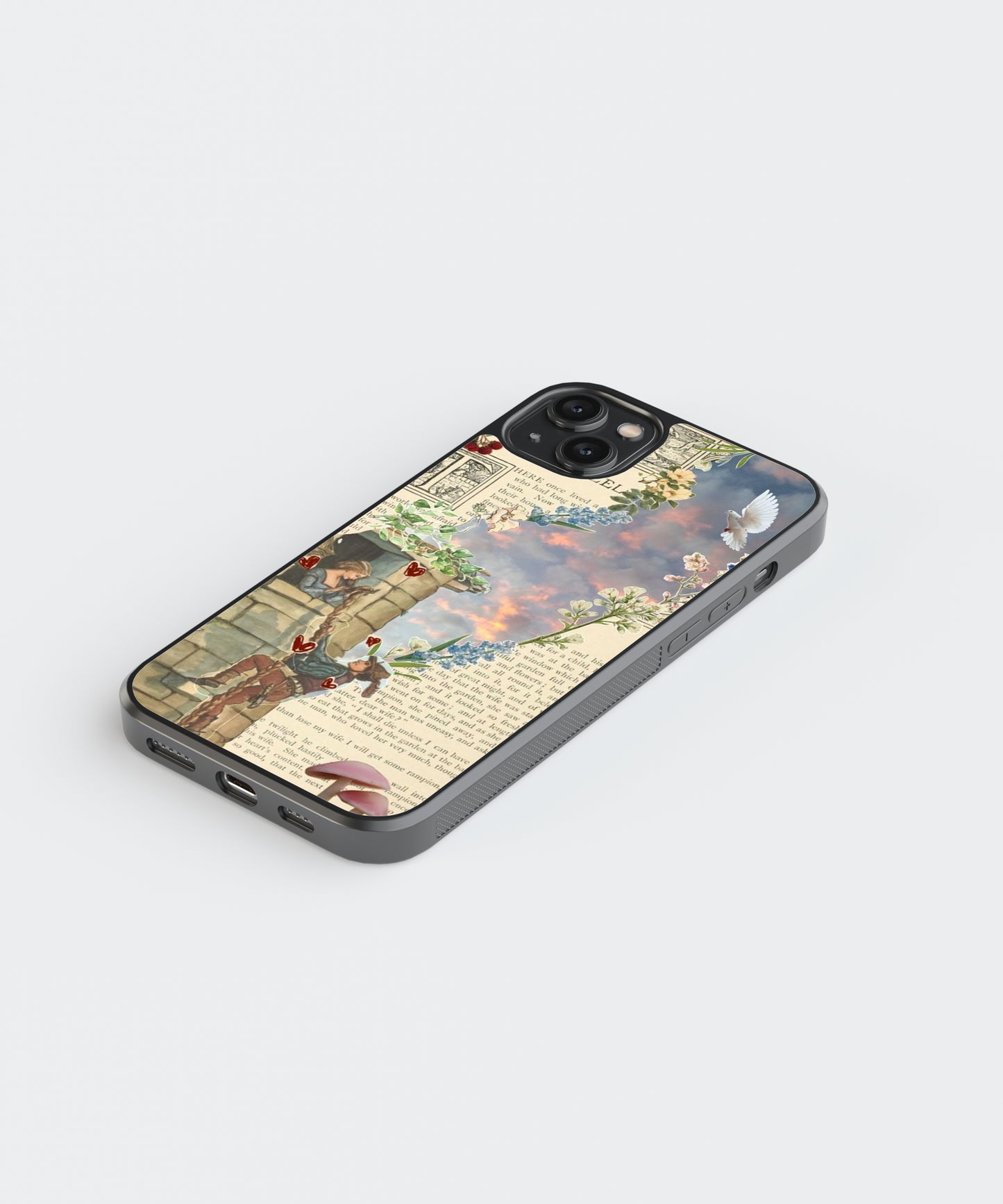 Rapunzel Vintage Glass Phone Case Cover