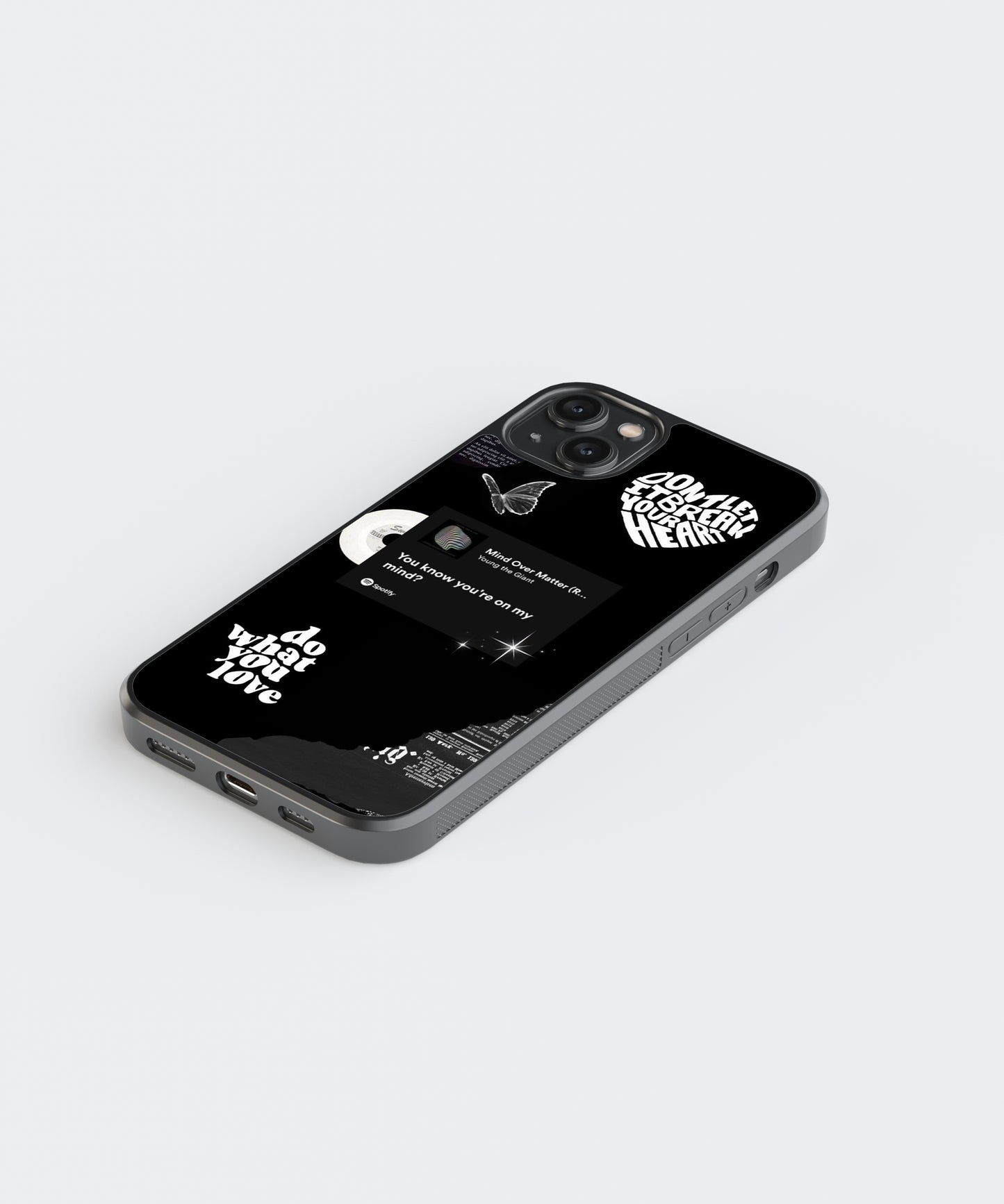 Mind Over Matter Spotify Glass Phone Case