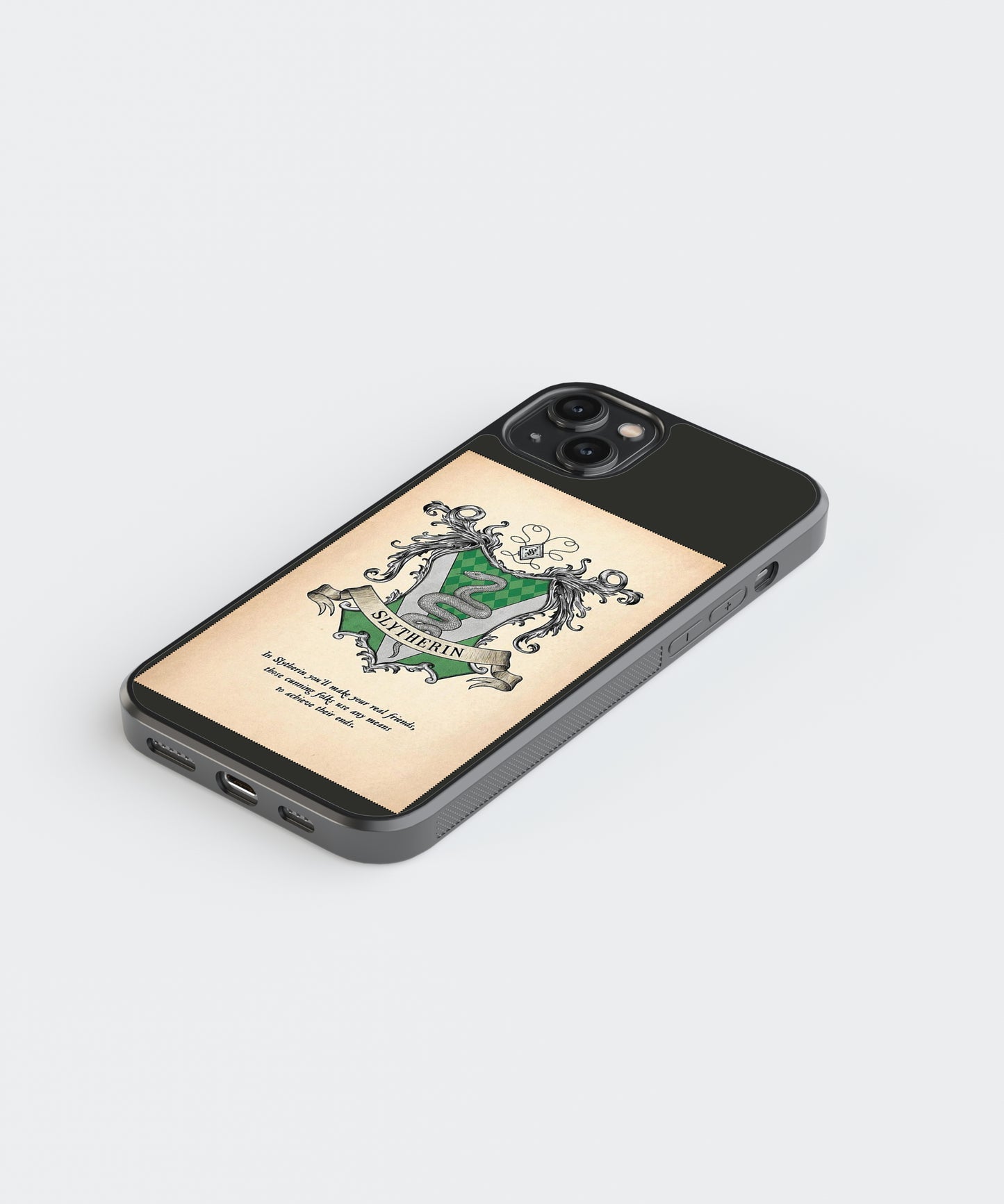 Harry Potter Slytherin Pop Culture Glass Phone Case Cover