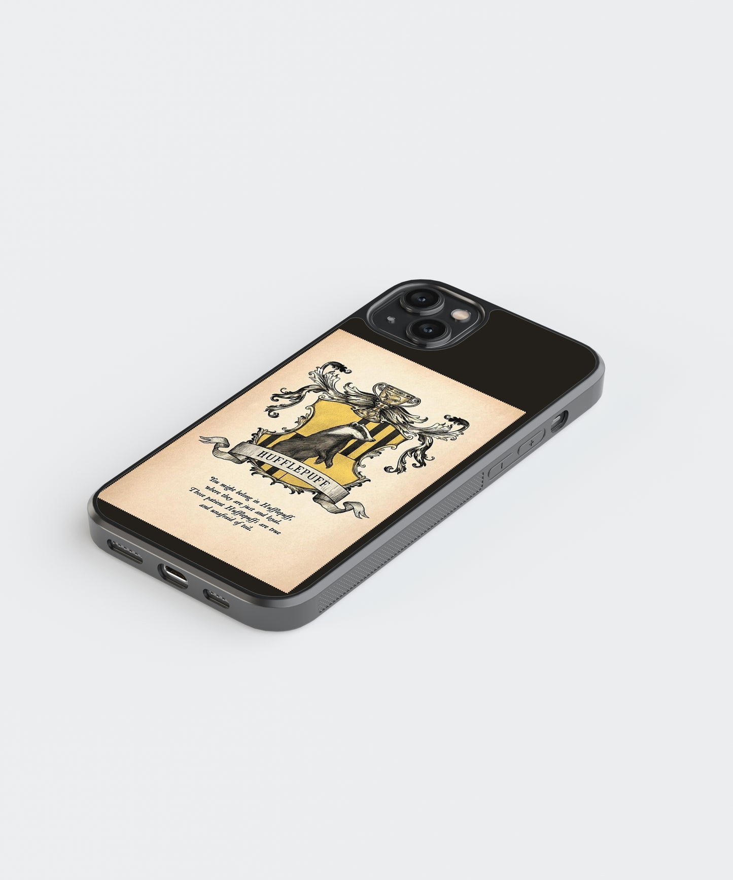 Harry Potter Hufflepuff Pop Culture Glass Phone Case Cover