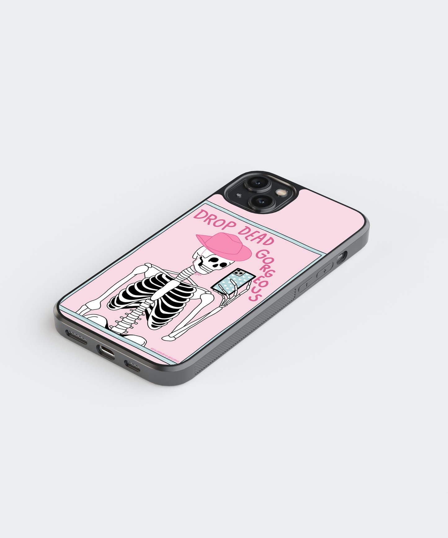 Drop Dead Gorgeous Y2K Glass Phone Case Cover