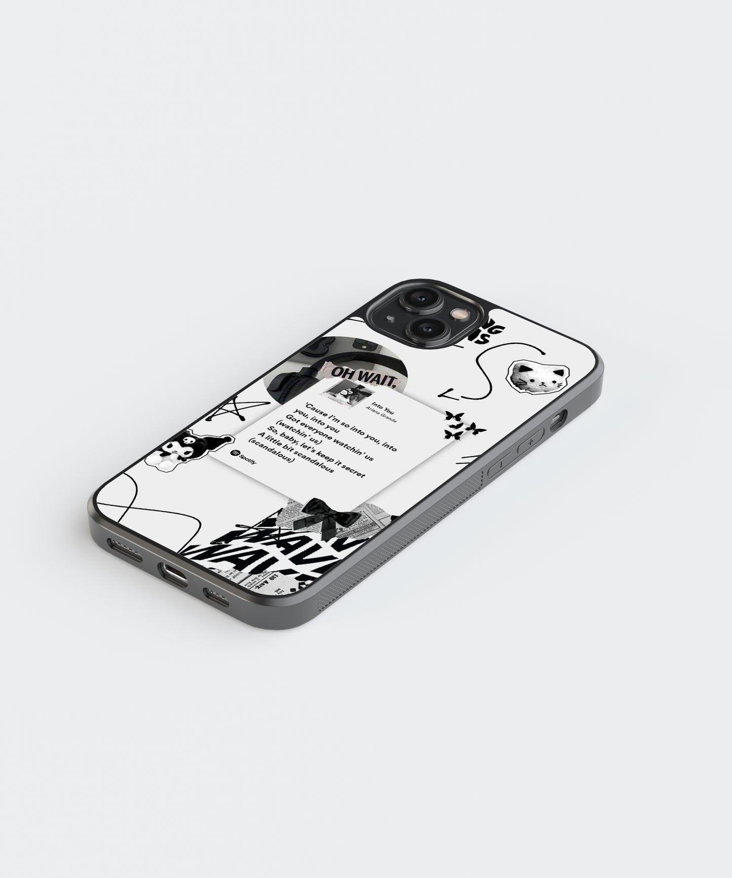 Ariana Grande Into You Spotify Glass Phone Case Cover