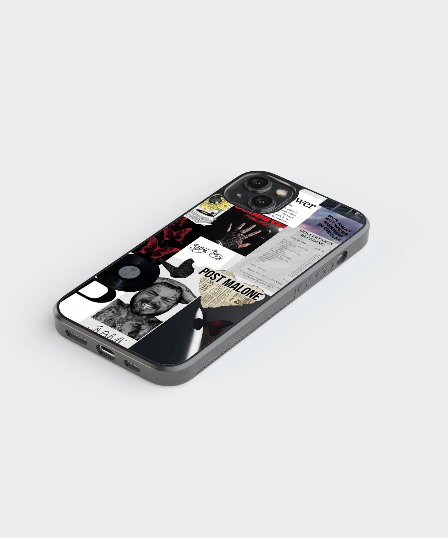 Post Malone Spotify Glass Phone Case Cover