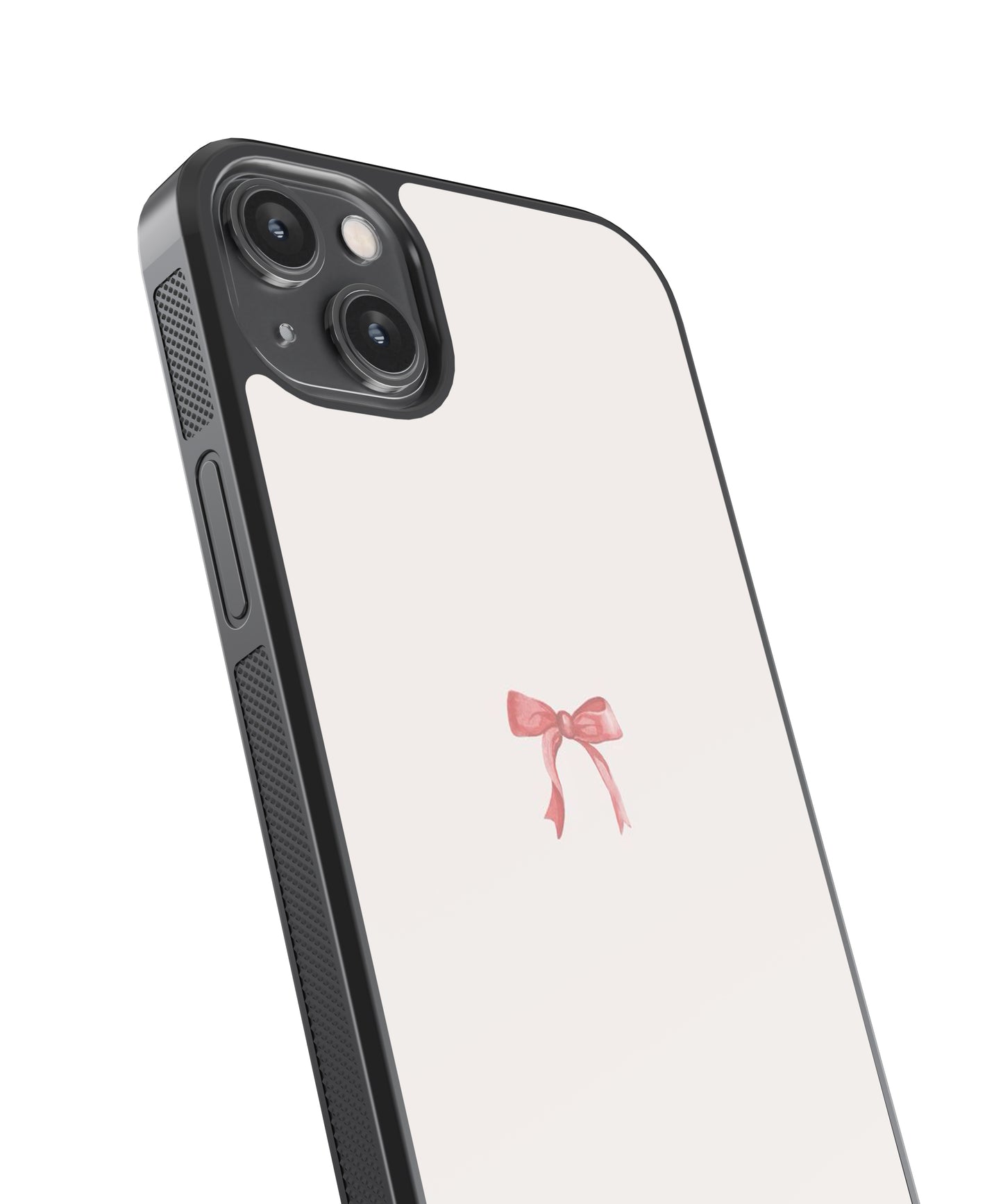 Coquette Bow Abstract Glass Phone Case Cover