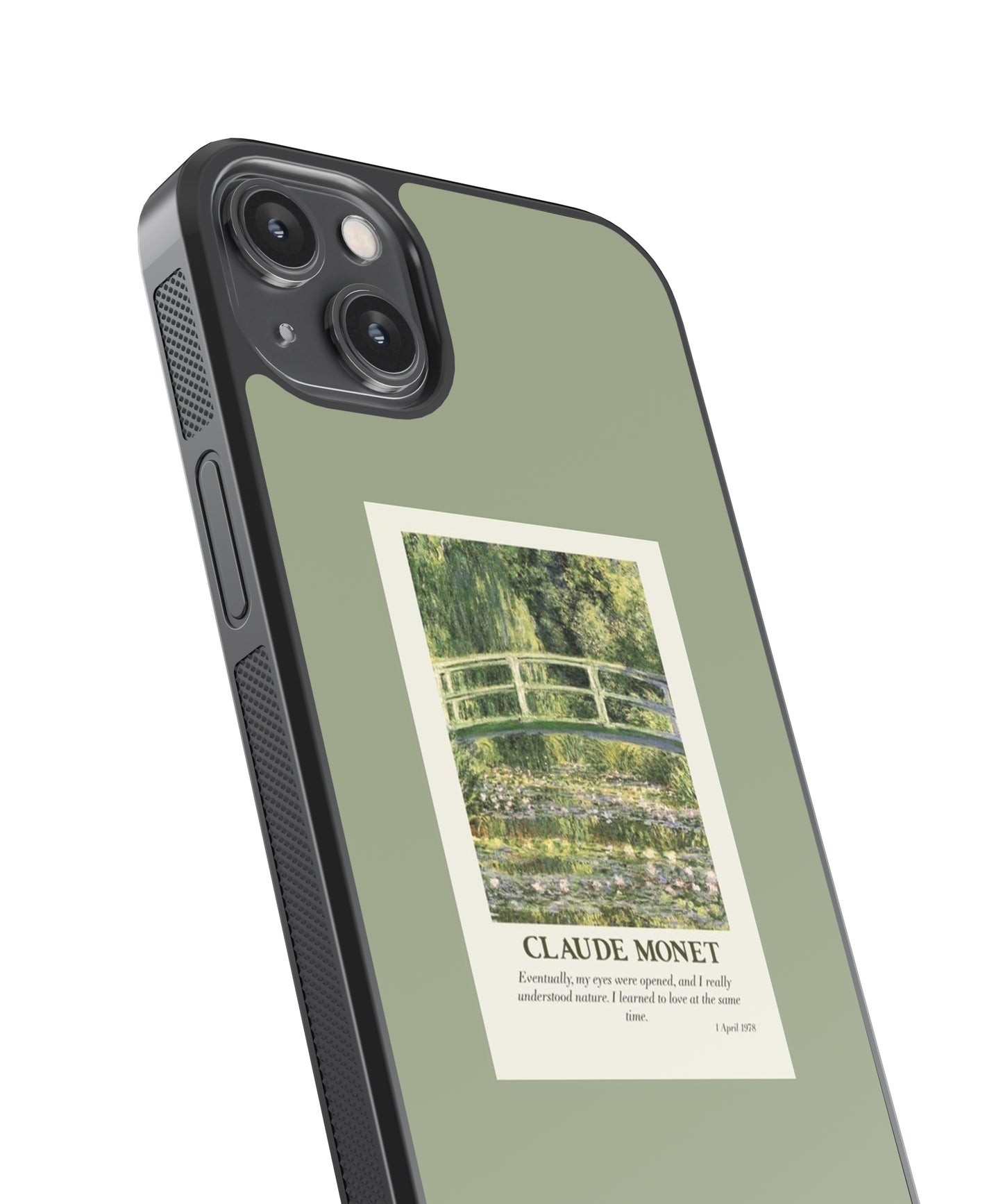 Claude Monet Polaroid Glass Phone Case Cover