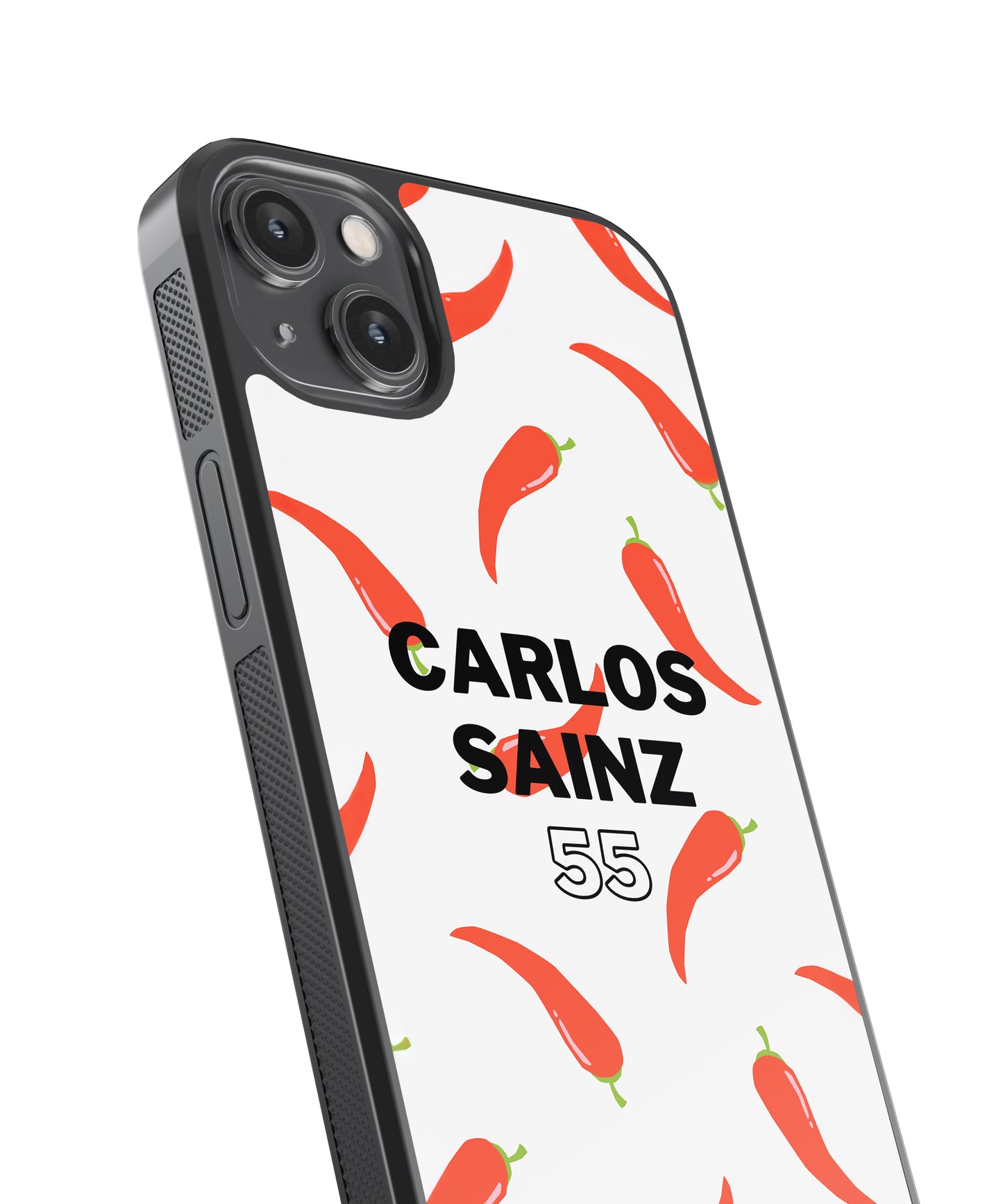 F1 Carlos Sainz Pop Culture Glass Phone Case
