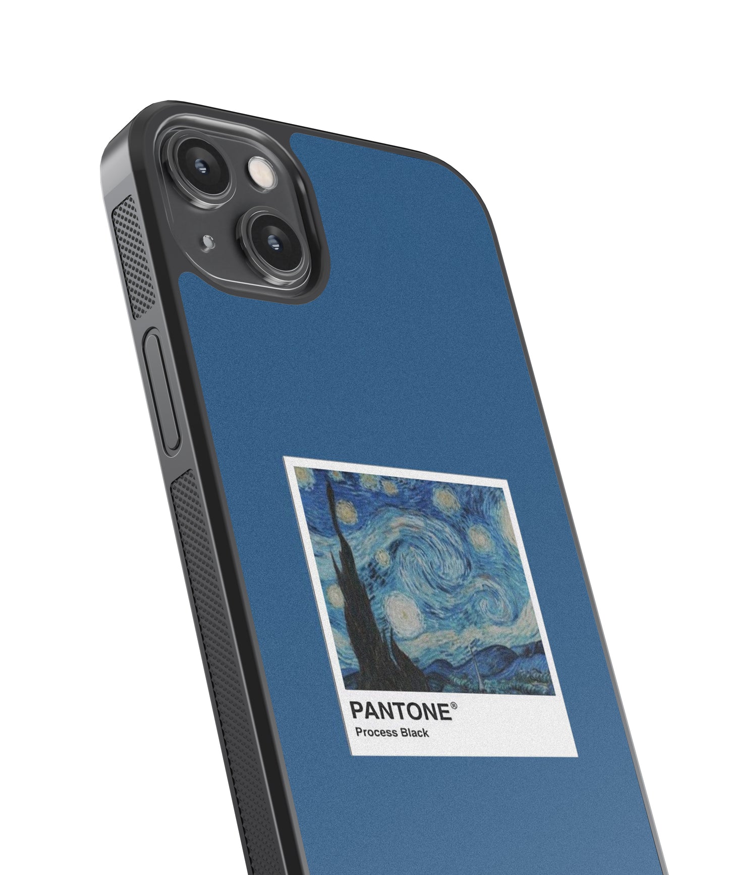 Van Gogh Starry Night Polaroid Glass Phone Case Cover
