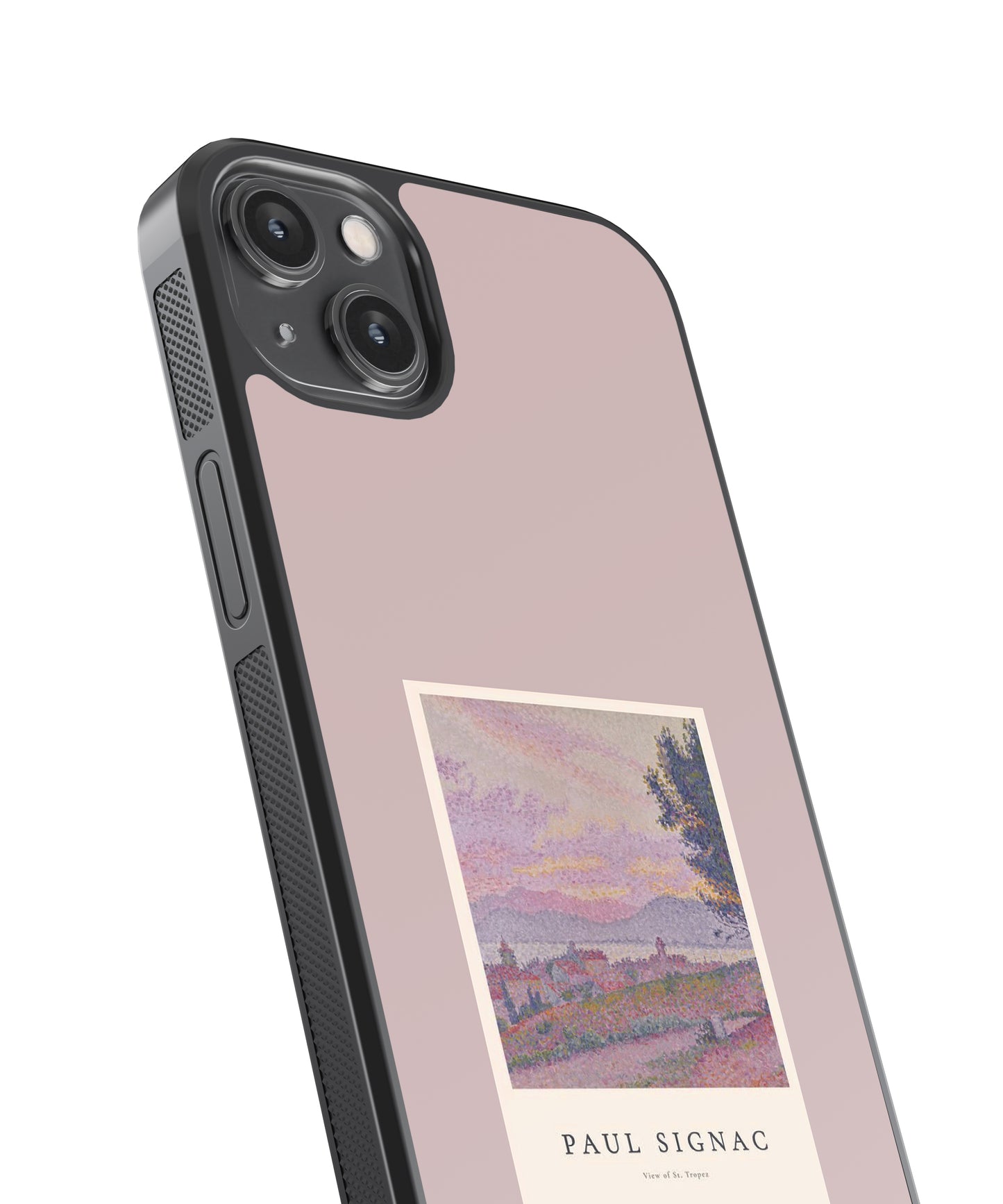 Paul Signac Landscape Polaroid Glass Phone Case Cover