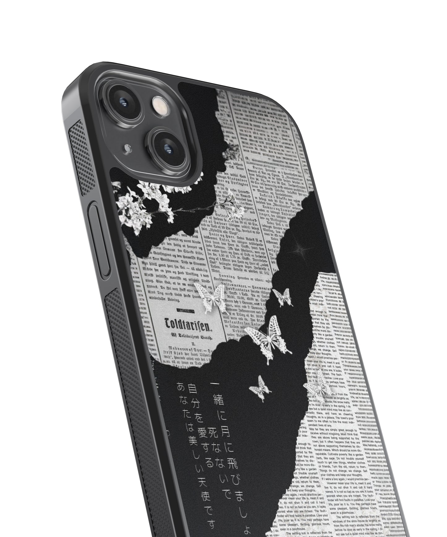 Dark Academia Vintage Aesthetic Glass Phone Case Cover