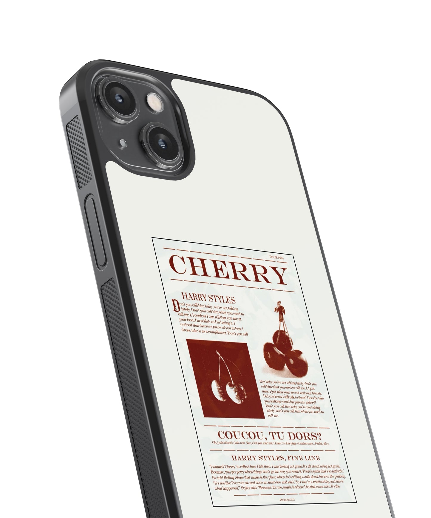 Harry Styles Cherry Pop Culture Glass Phone Case Cover