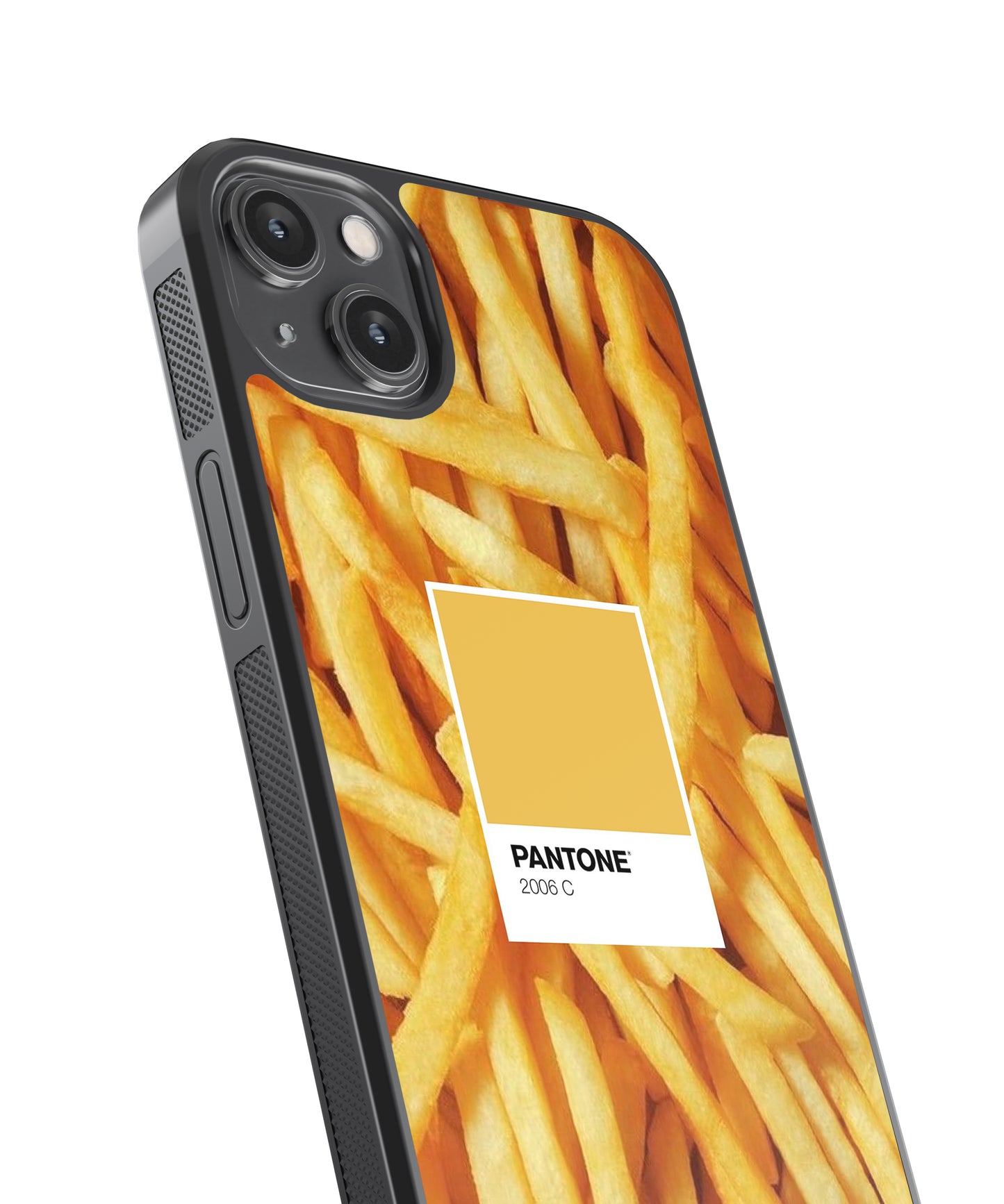 French Fries Polaroid Glass Phone Case Cover