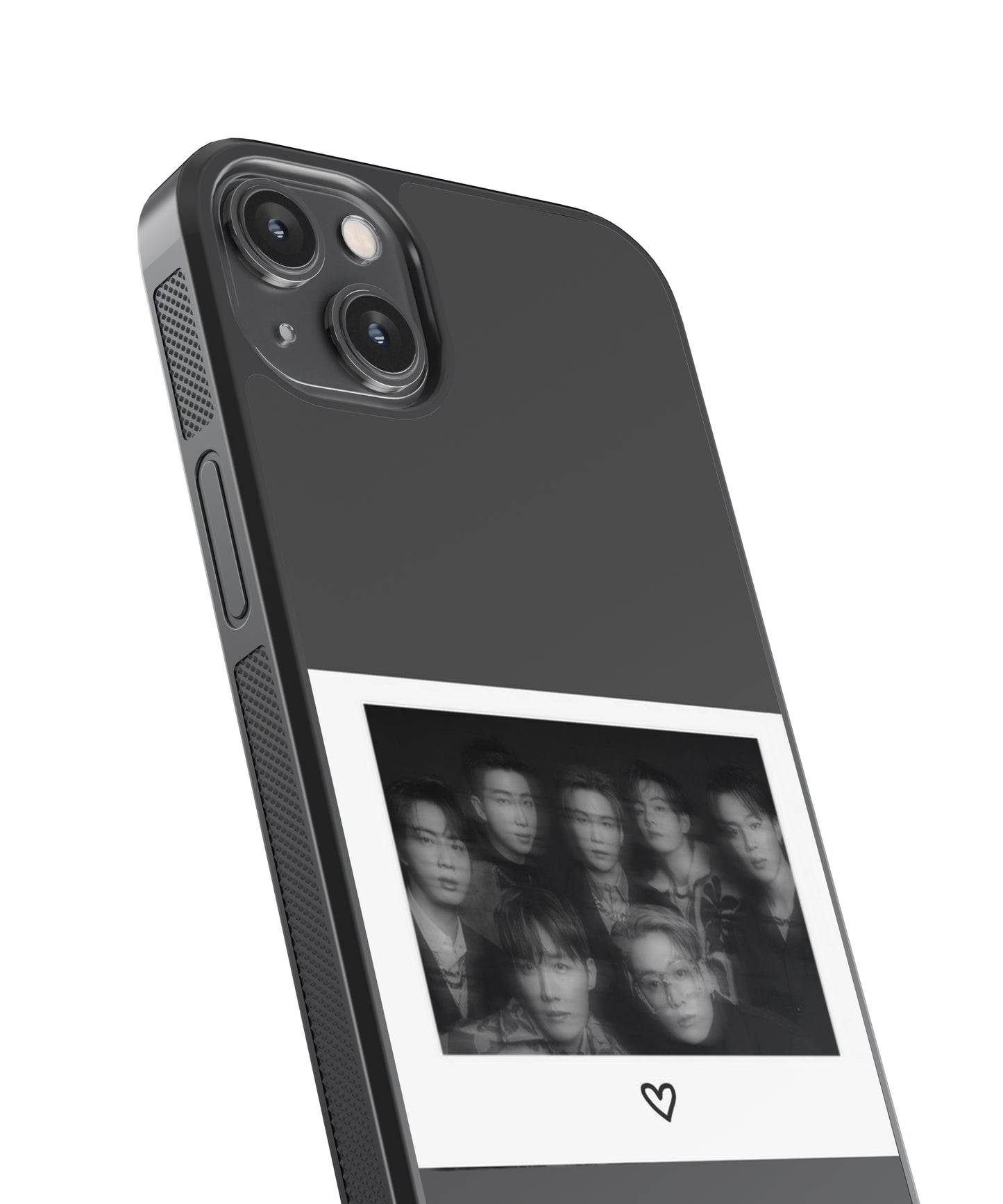 BTS Polaroid Glass Phone Case Cover