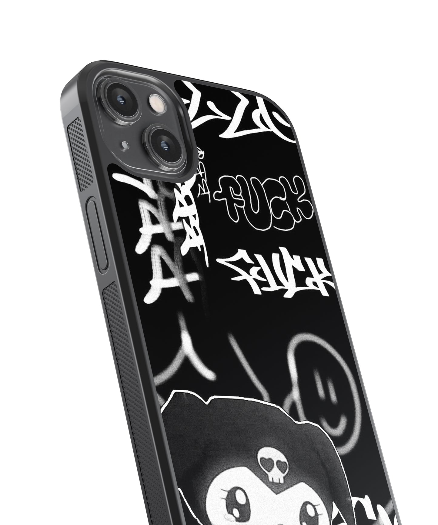 Kuromi Y2K Glass Phone Case Cover