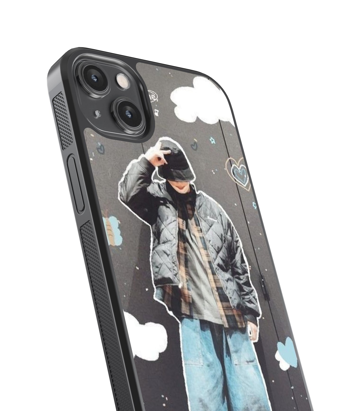 BTS Jungkook K-Pop Glass Phone Case Cover