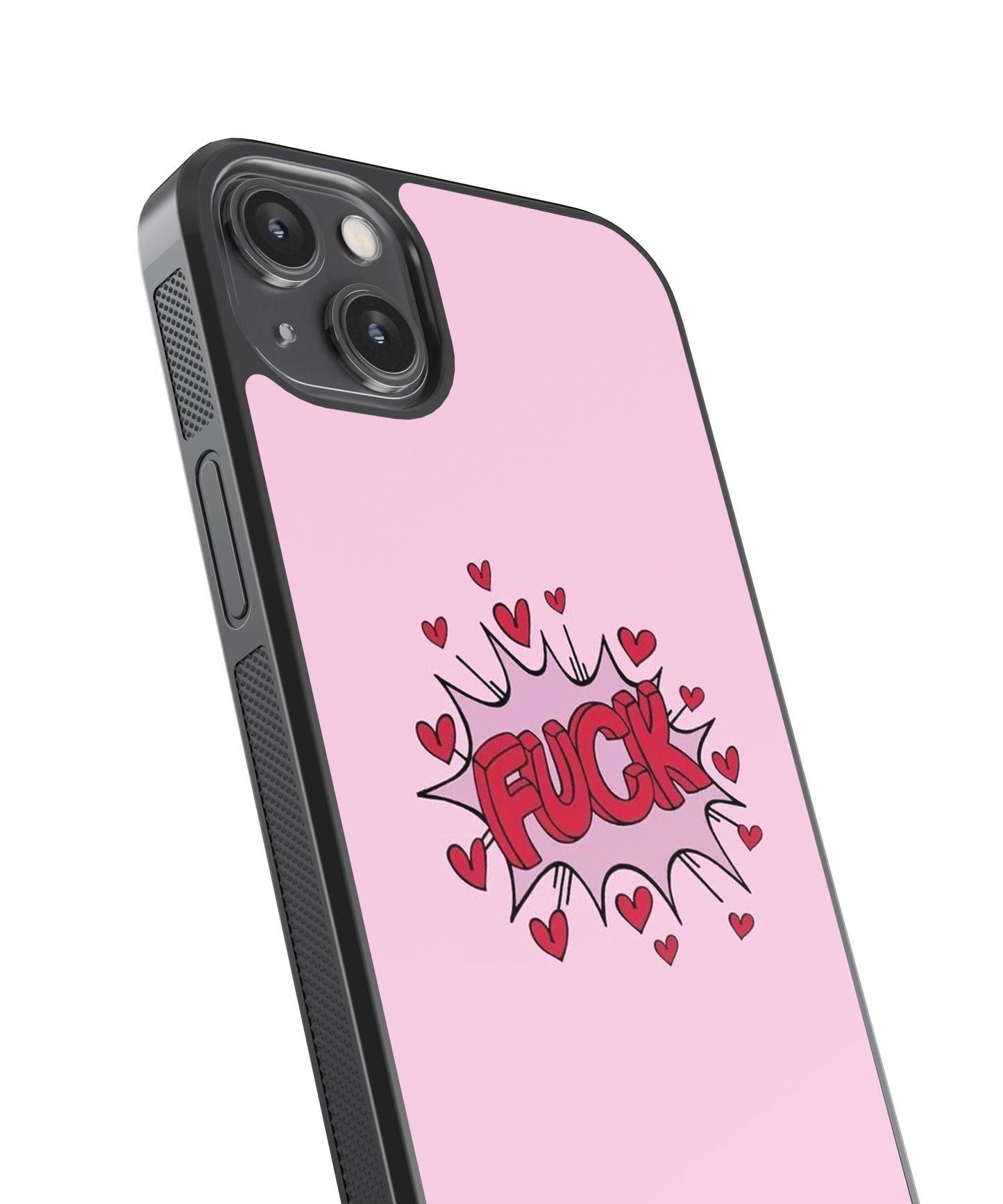 F Love Pop Culture Glass Phone Case Cover