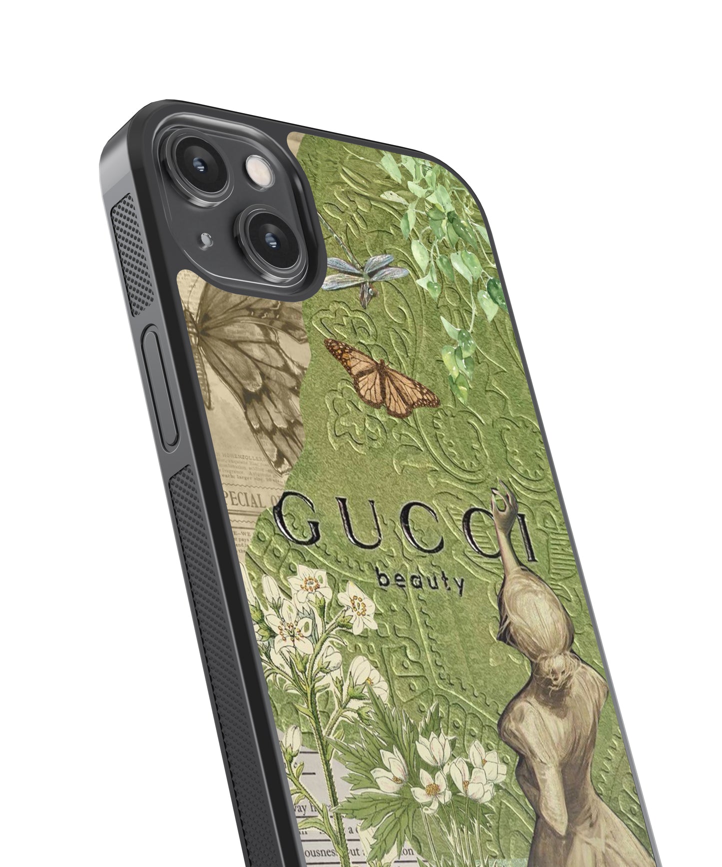 Gucci Vintage Glass Phone Case Cover